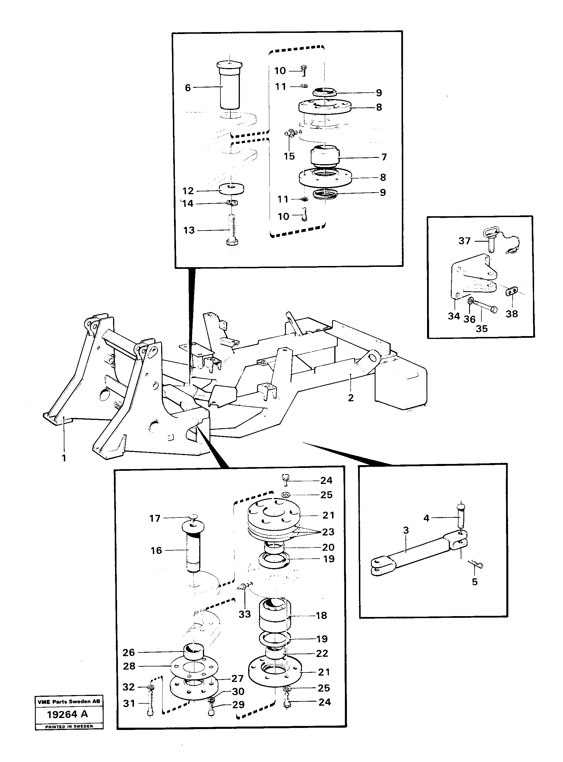 Bearing Spindle VOE11001236 VOLVO