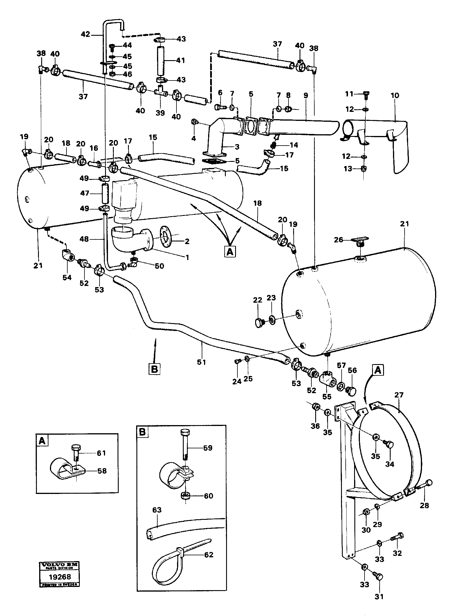 Water pump ger VOE961608 VOLVO