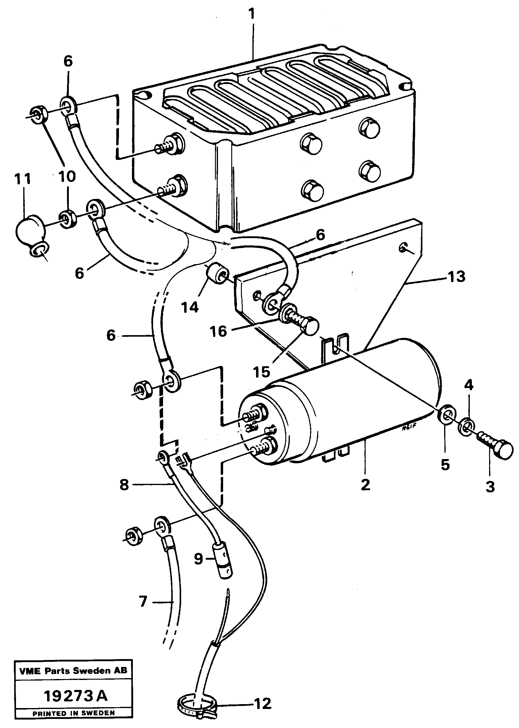 Radio Support VOE4931575 VOLVO