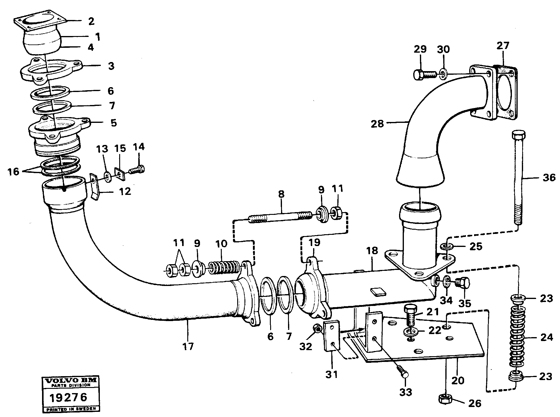 Axle Casing VOE11053963 VOLVO