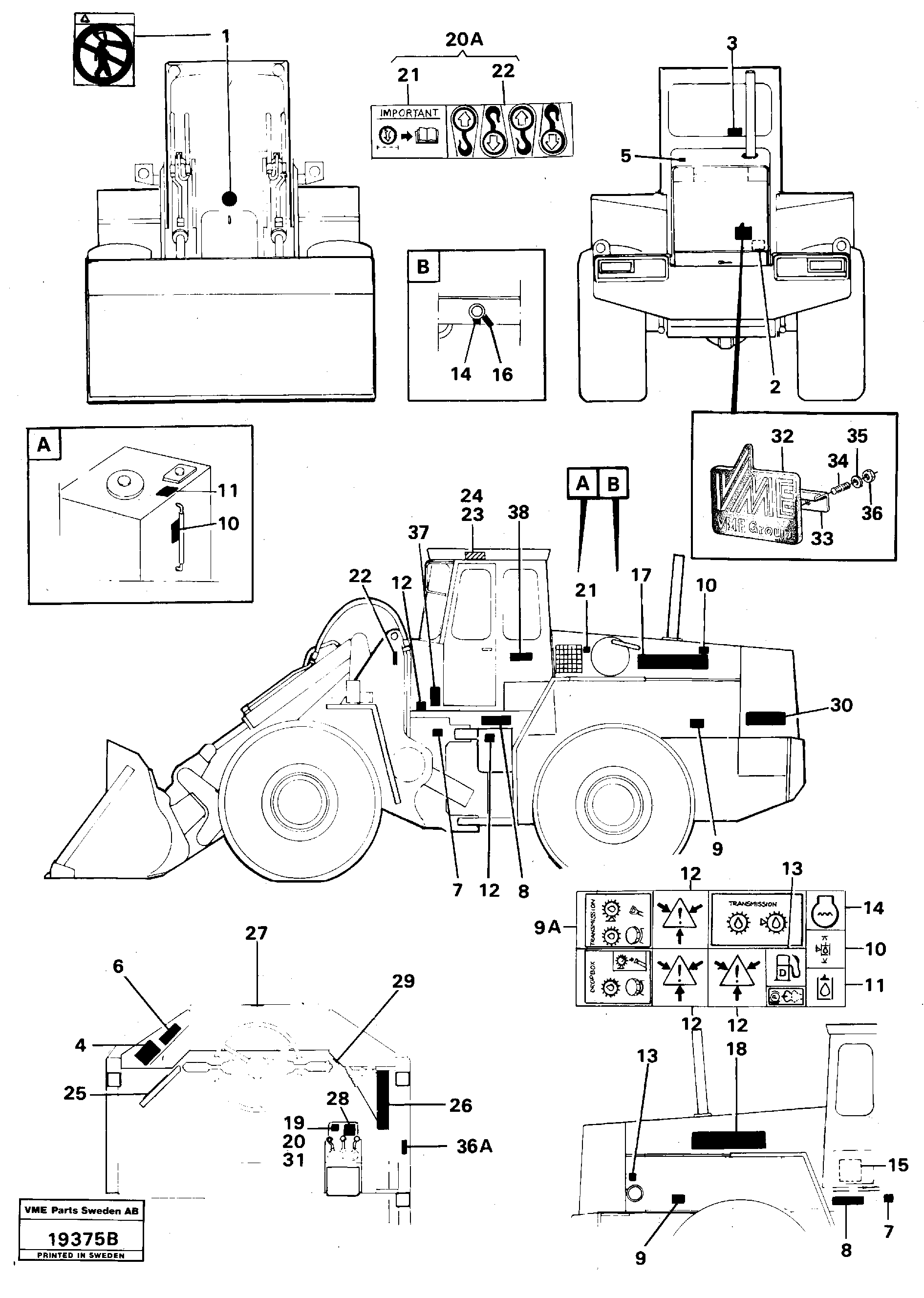 Cylinder Block VOE11018098 VOLVO