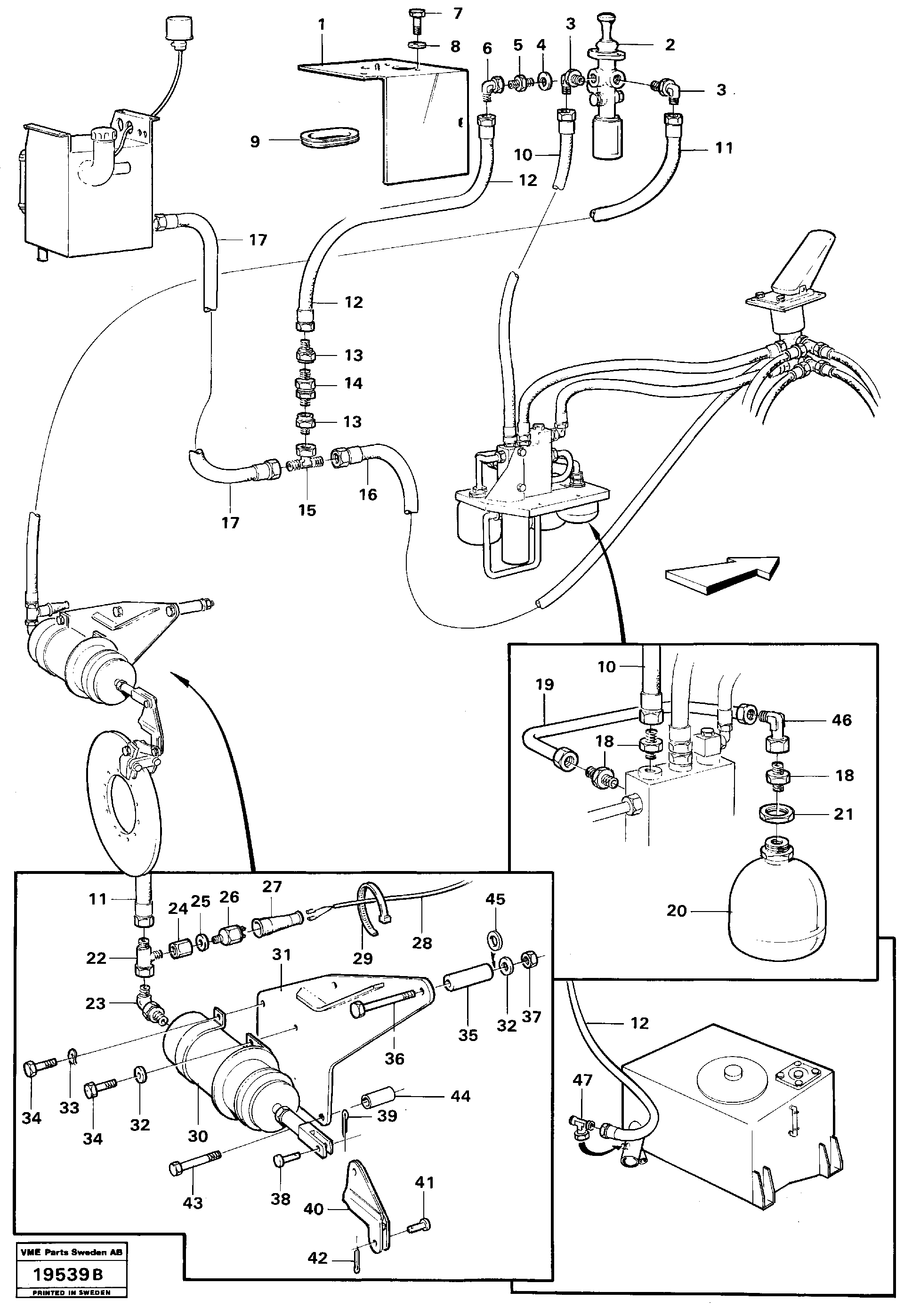 Flange Pipe VOE11013550 VOLVO