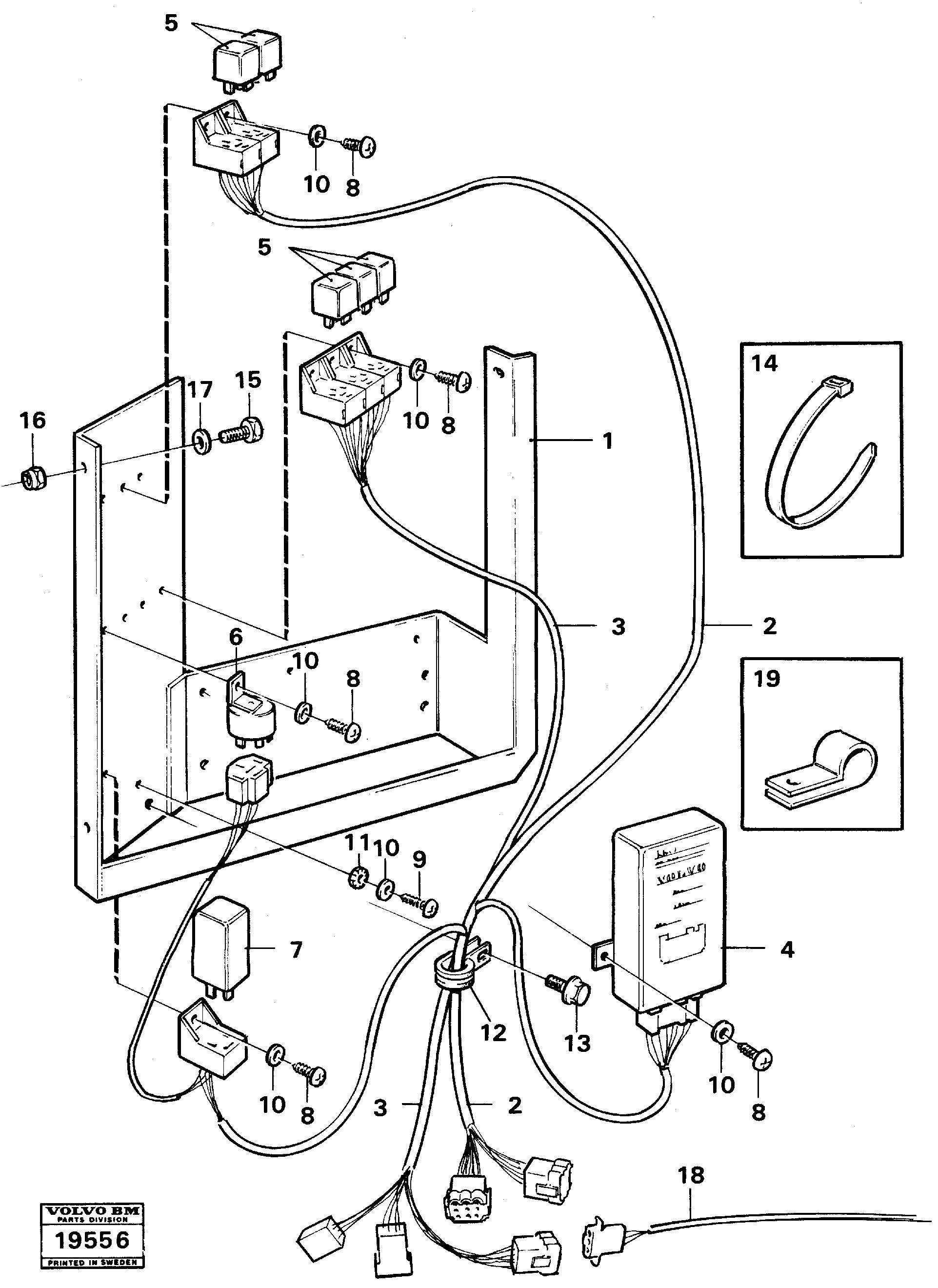 Cable harness VOE4965580 VOLVO