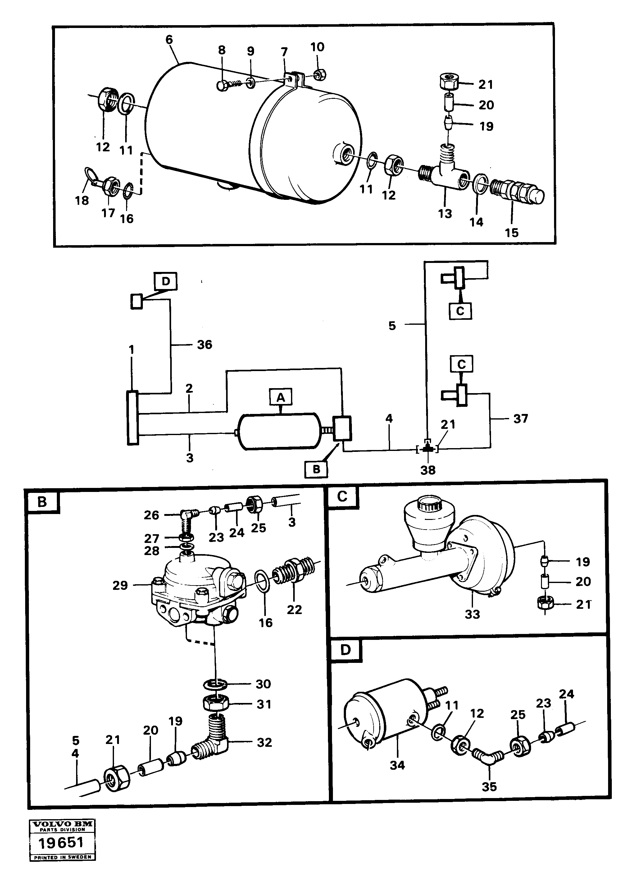 Valve Assembly, Stop VOE327070 VOLVO