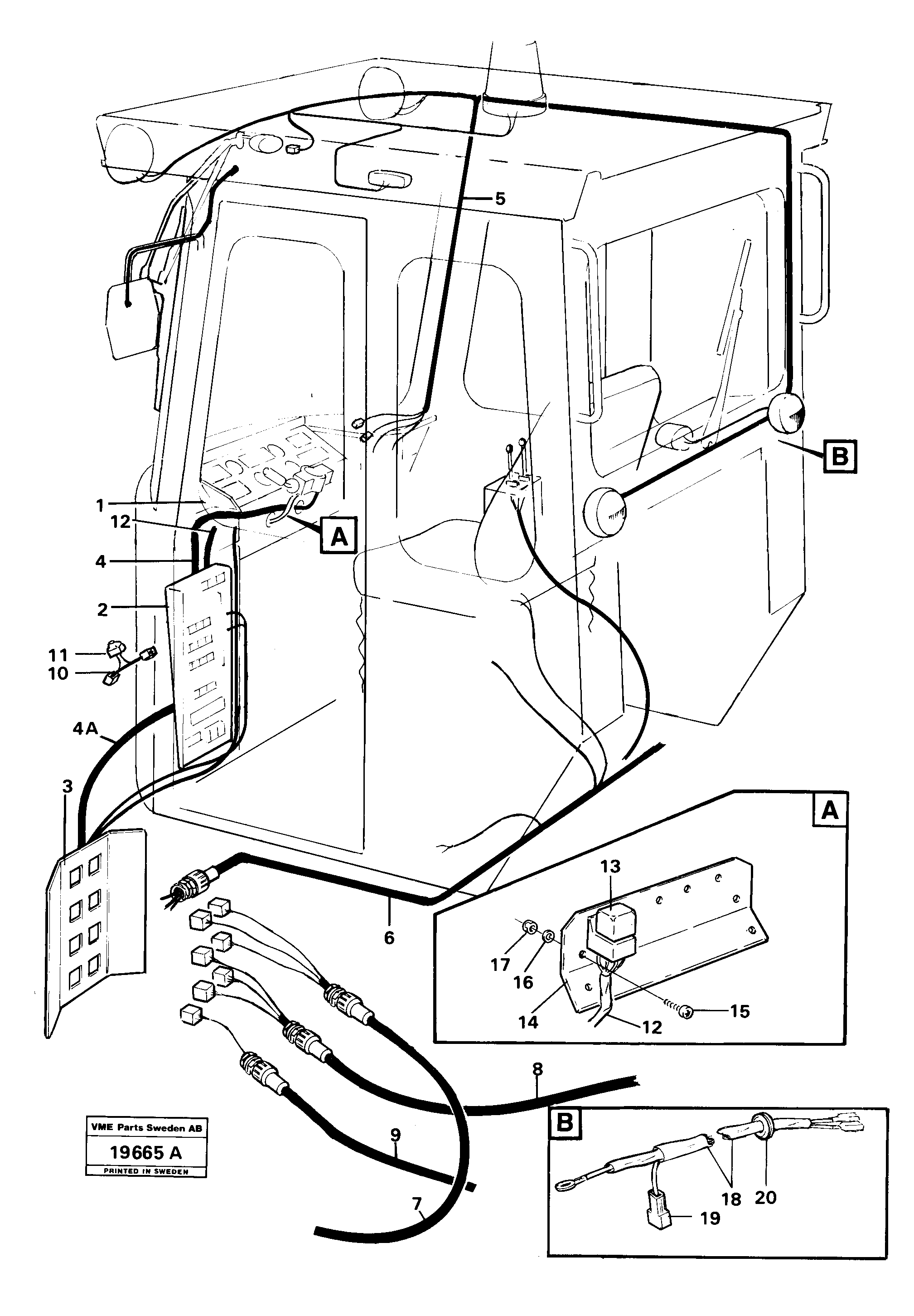 Rubber cushion VOE11041584 VOLVO