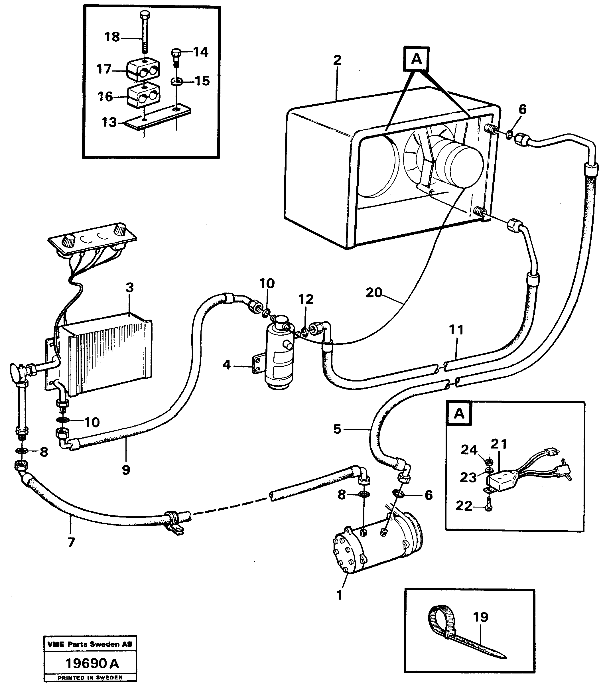 Cable harness VOE11003033 VOLVO