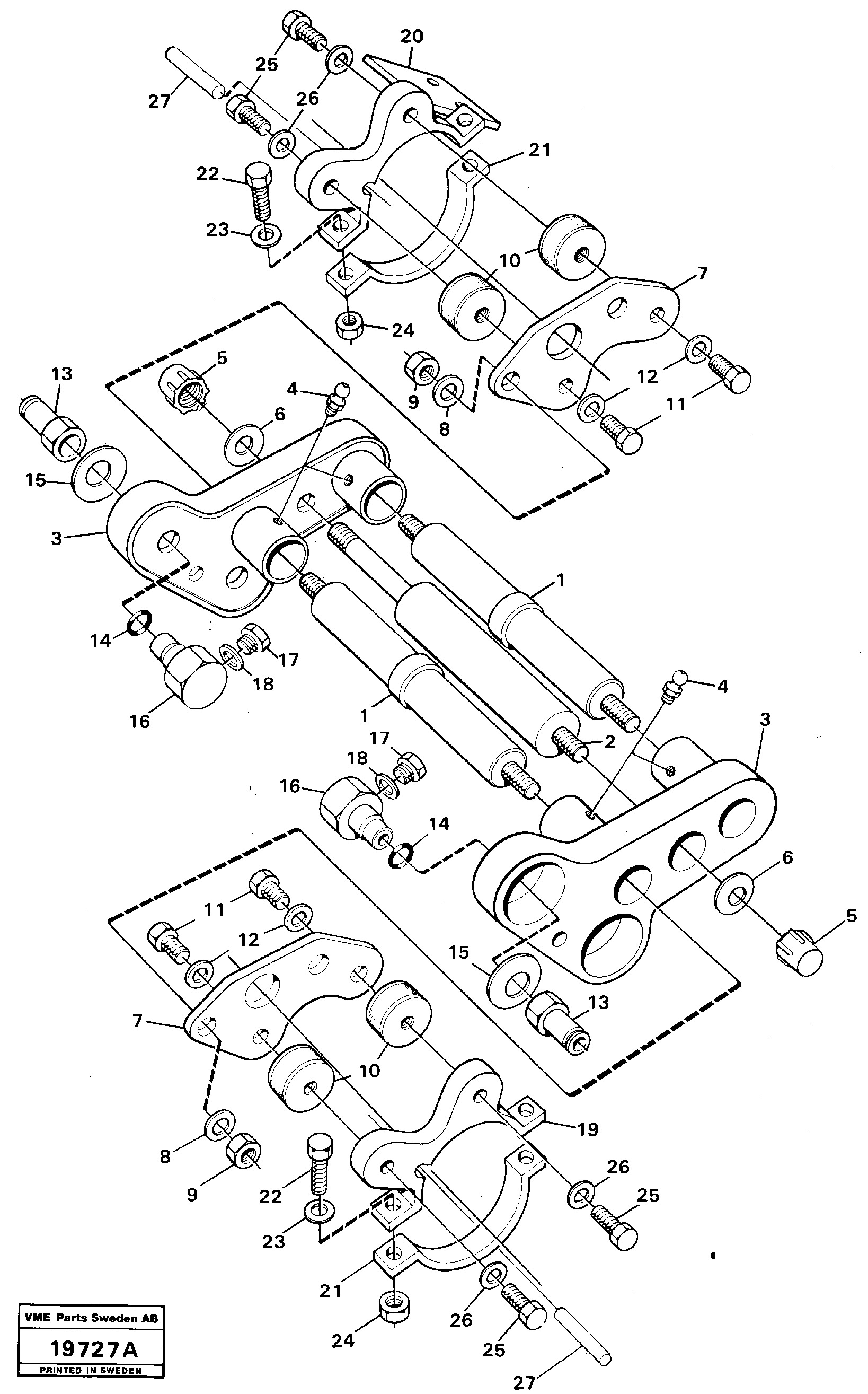 End plate VOE11010898 VOLVO