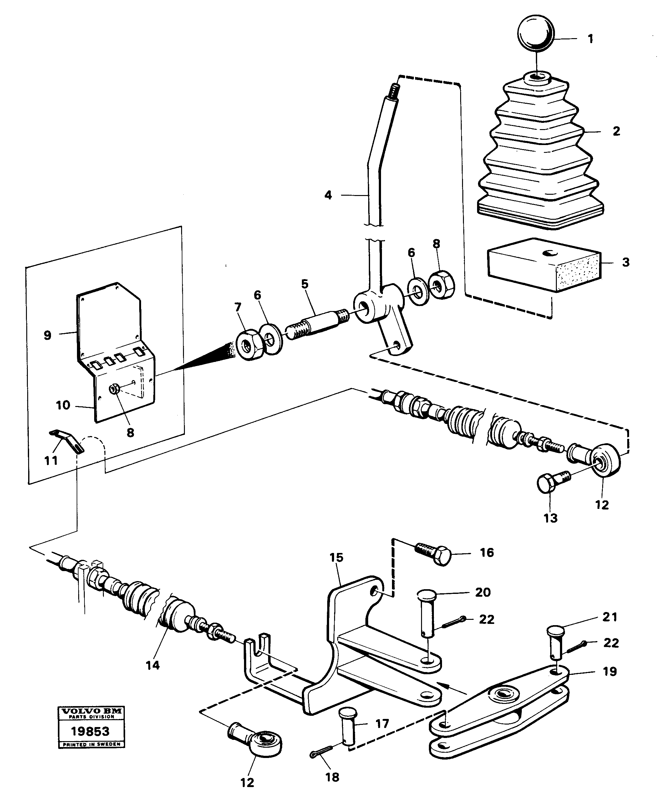 Seat frame VOE11072124 VOLVO