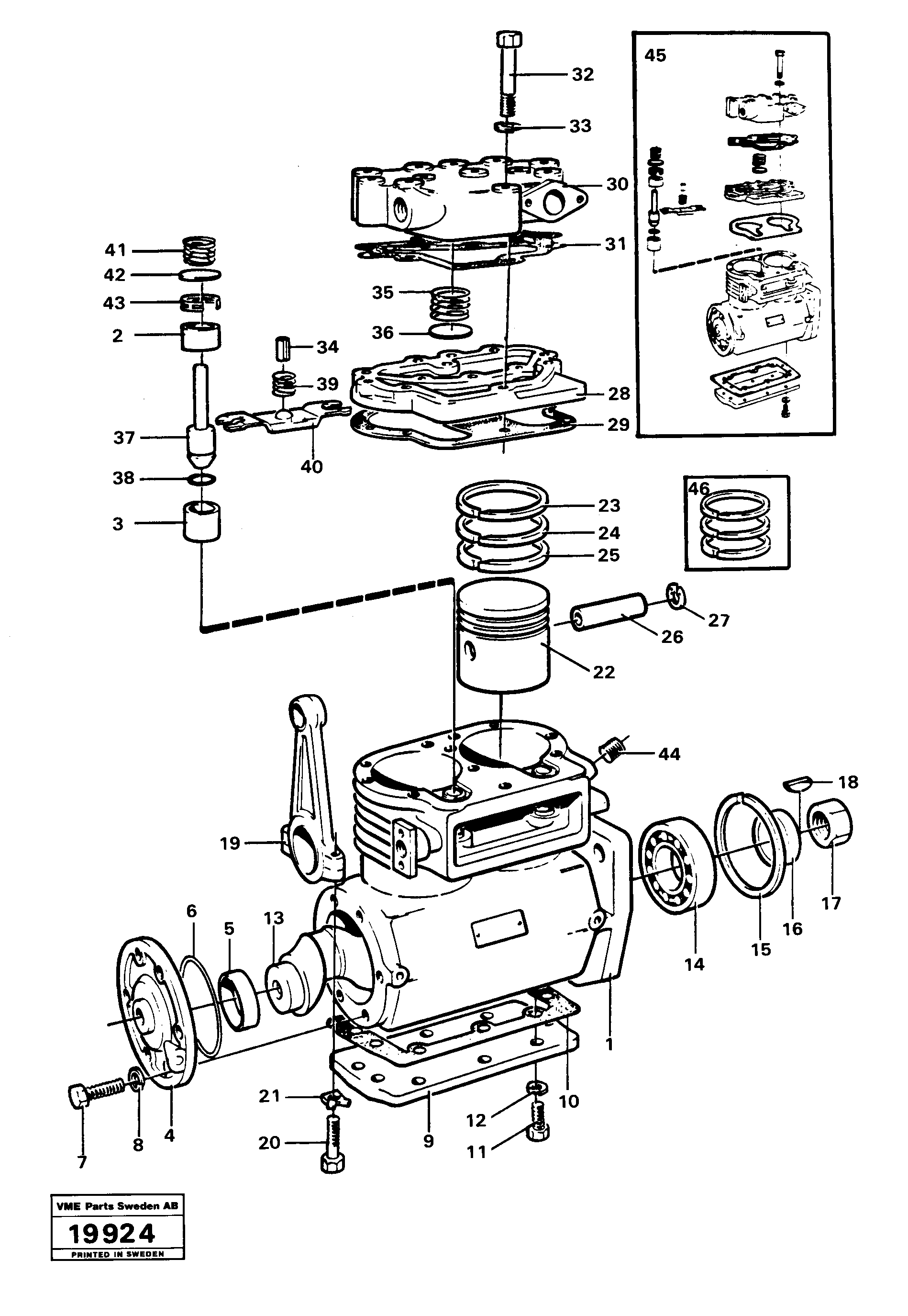 Rubber Washer VOE270614 VOLVO