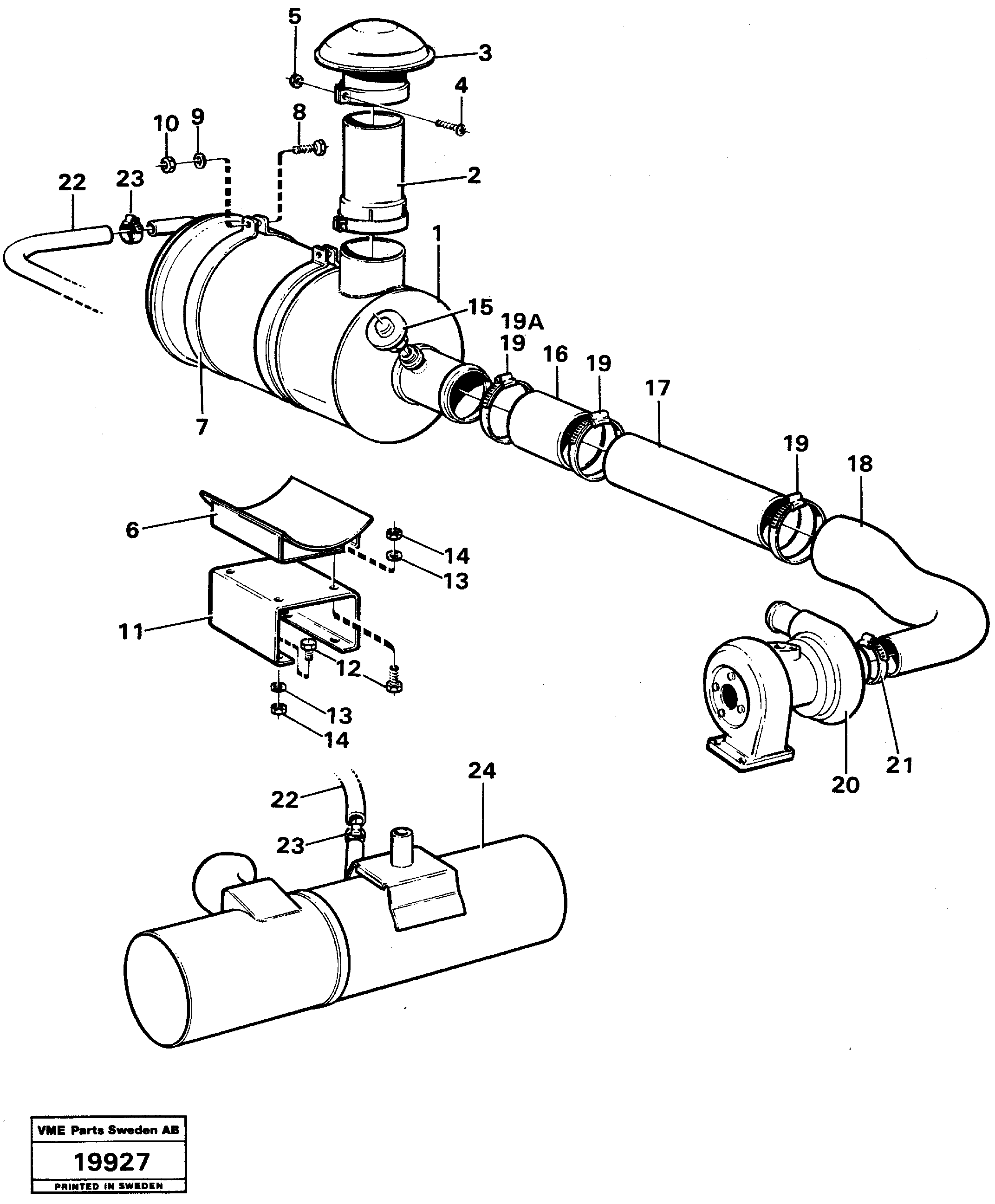 Heating Pipe VOE4948786 VOLVO