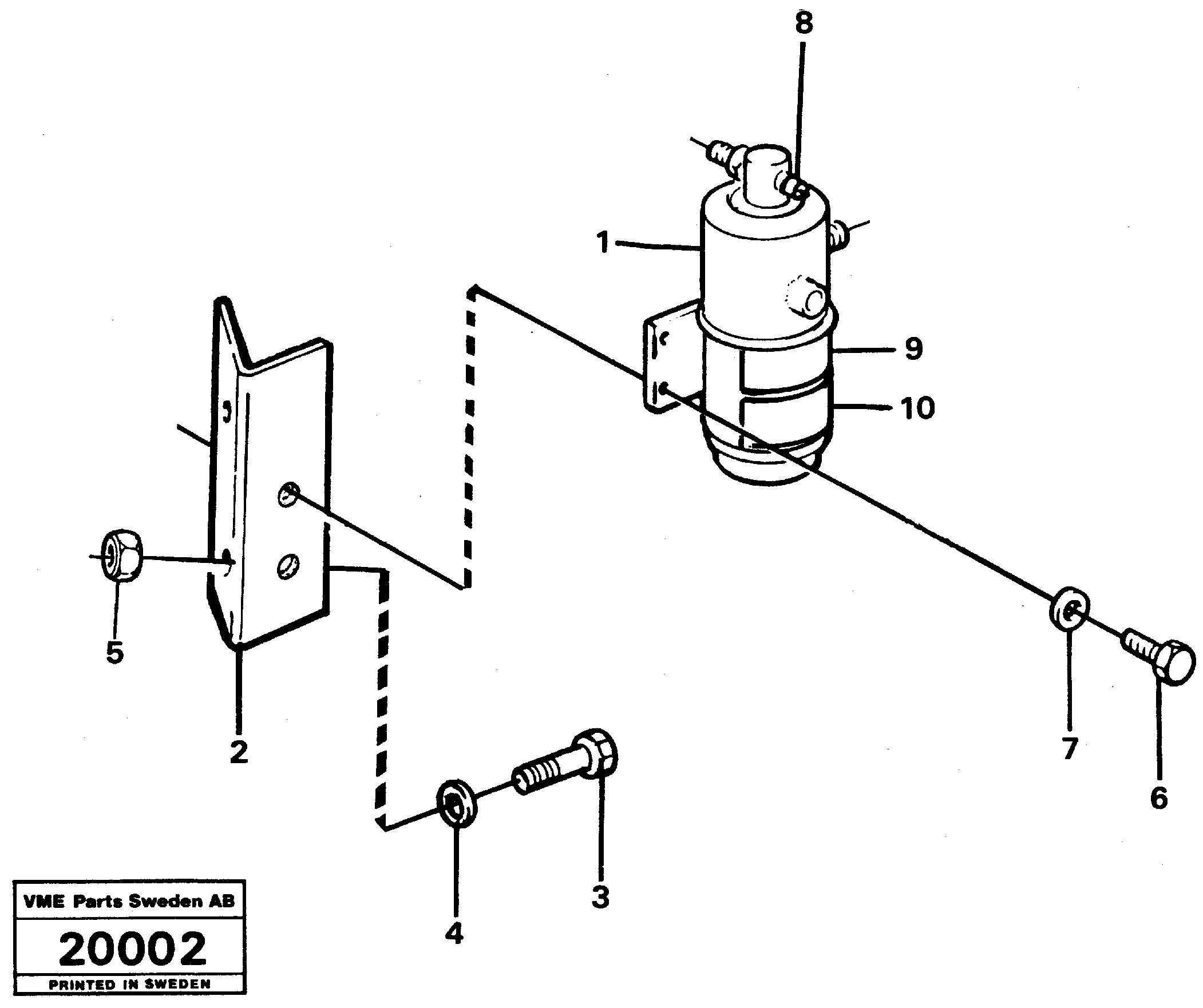 Heating Pipe VOE4947827 VOLVO