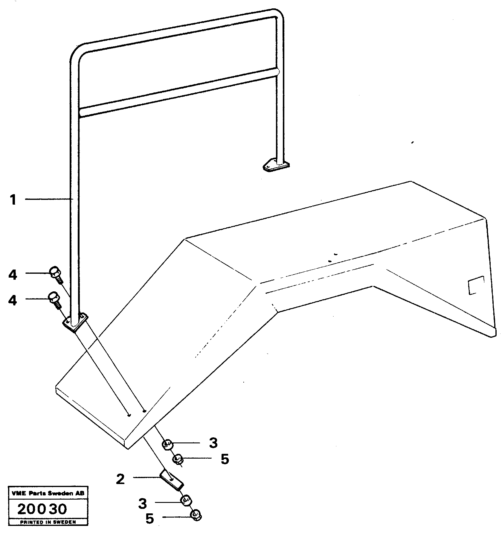 Handrail VOE11078264 VOLVO