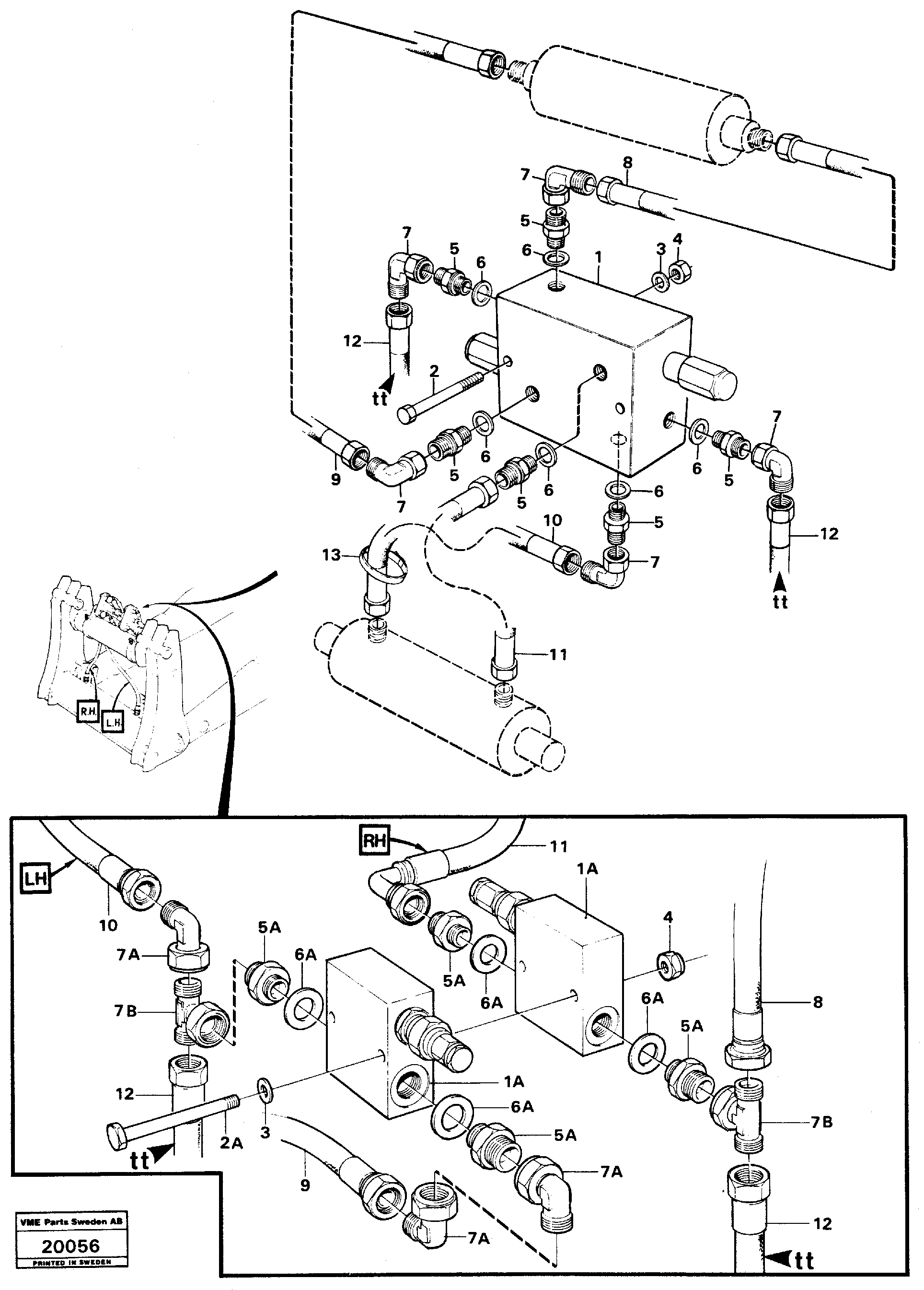 Timing gear casing VOE13932879 VOLVO