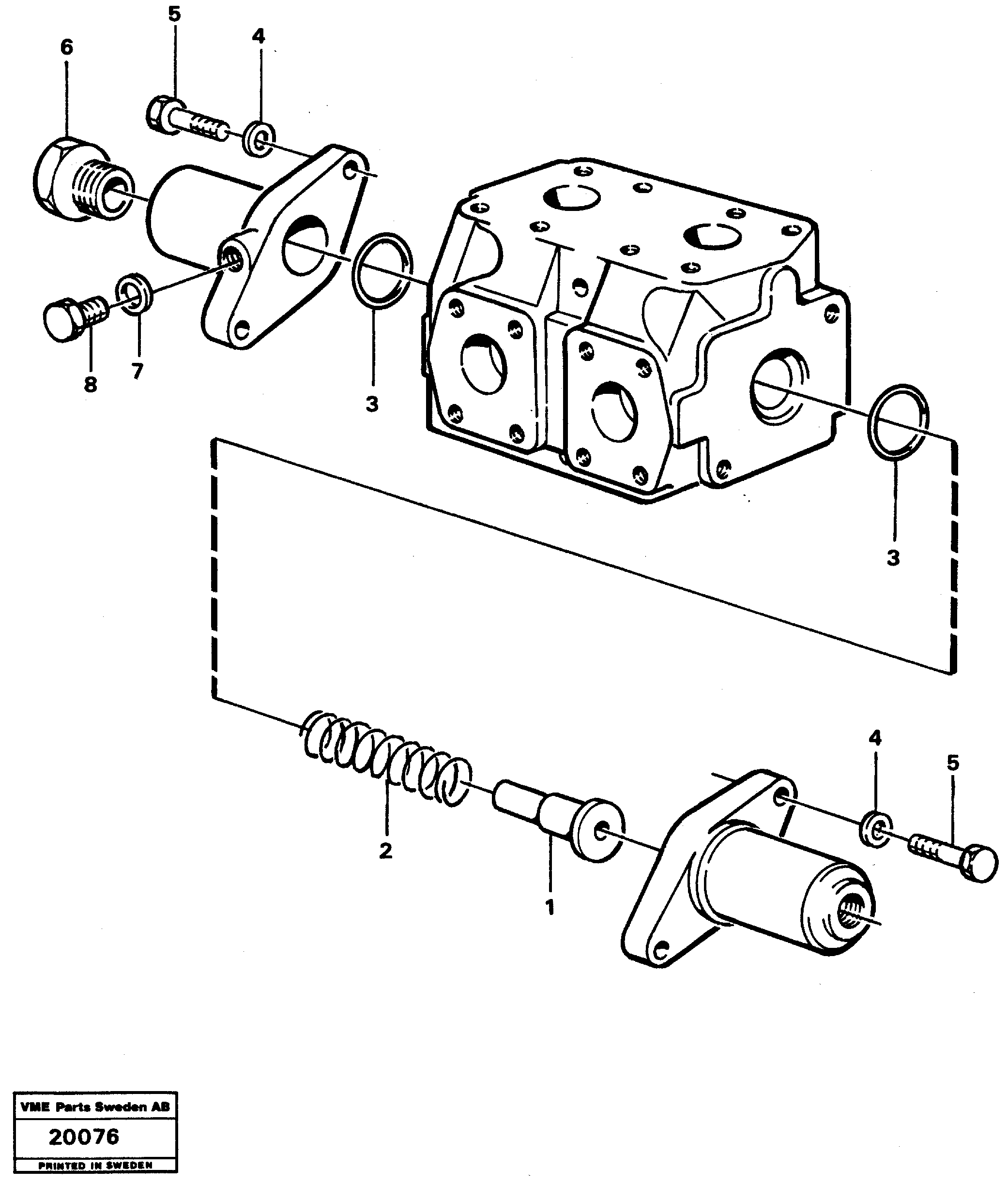 Five-way Union VOE11993648 VOLVO