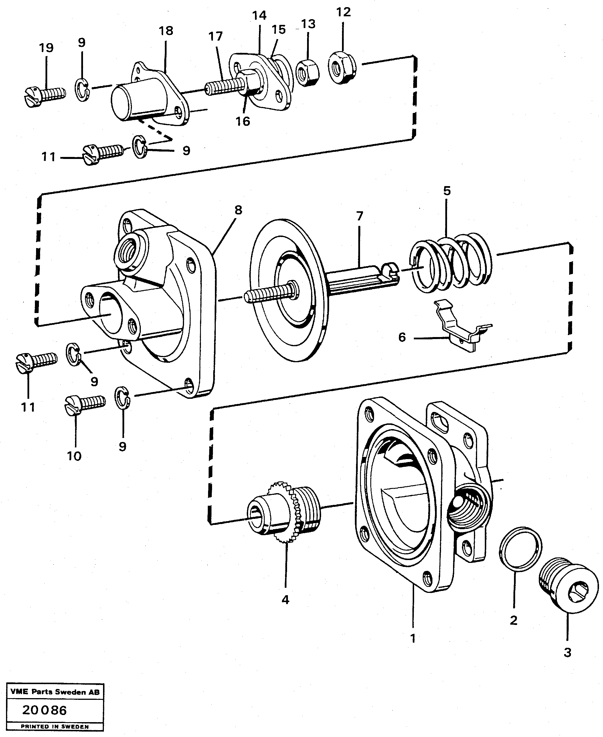 Screw VOE11994151 VOLVO