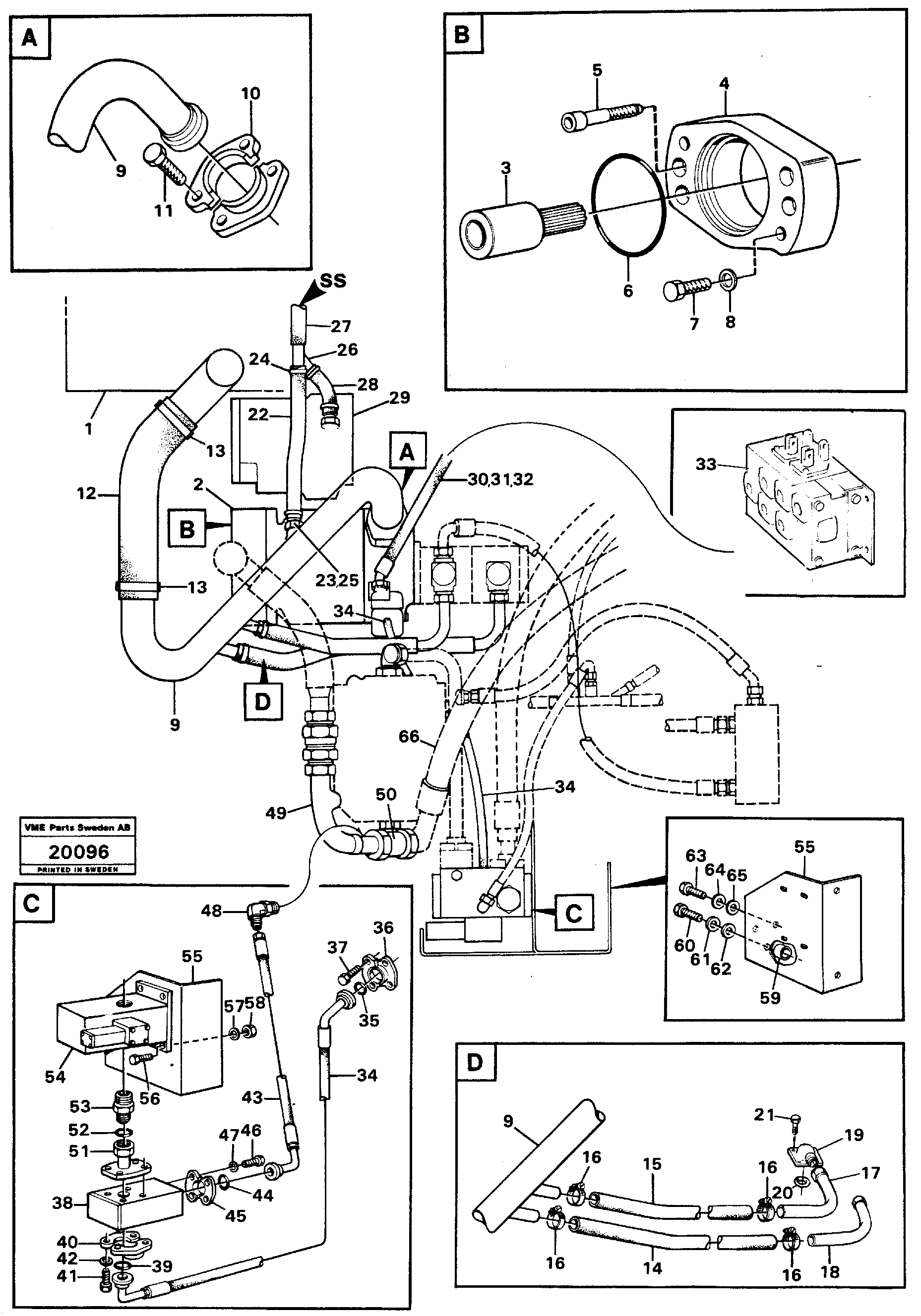 Timing gear casing RM/VOE13932819 VOLVO