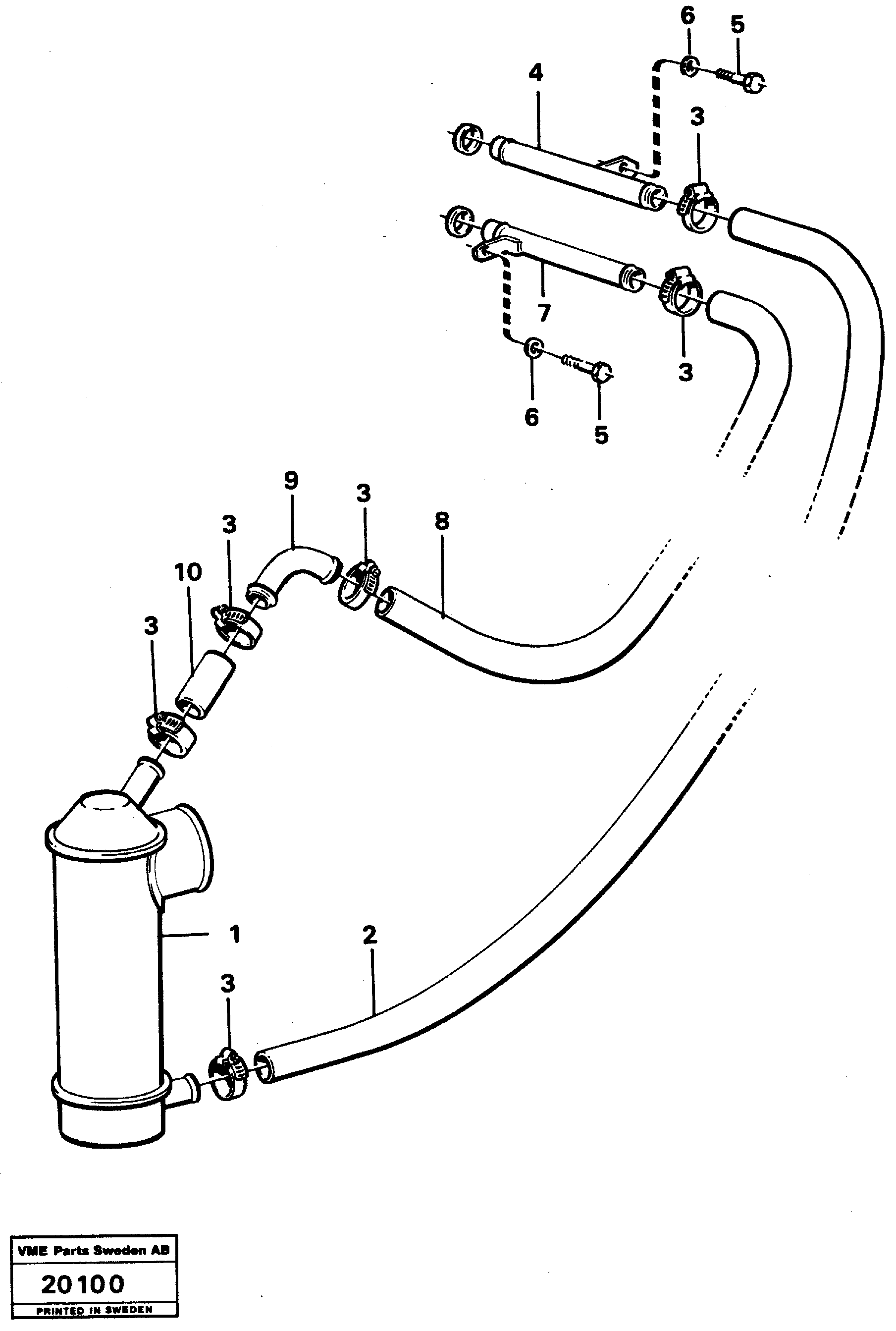 Compression spring VOE11013645 VOLVO