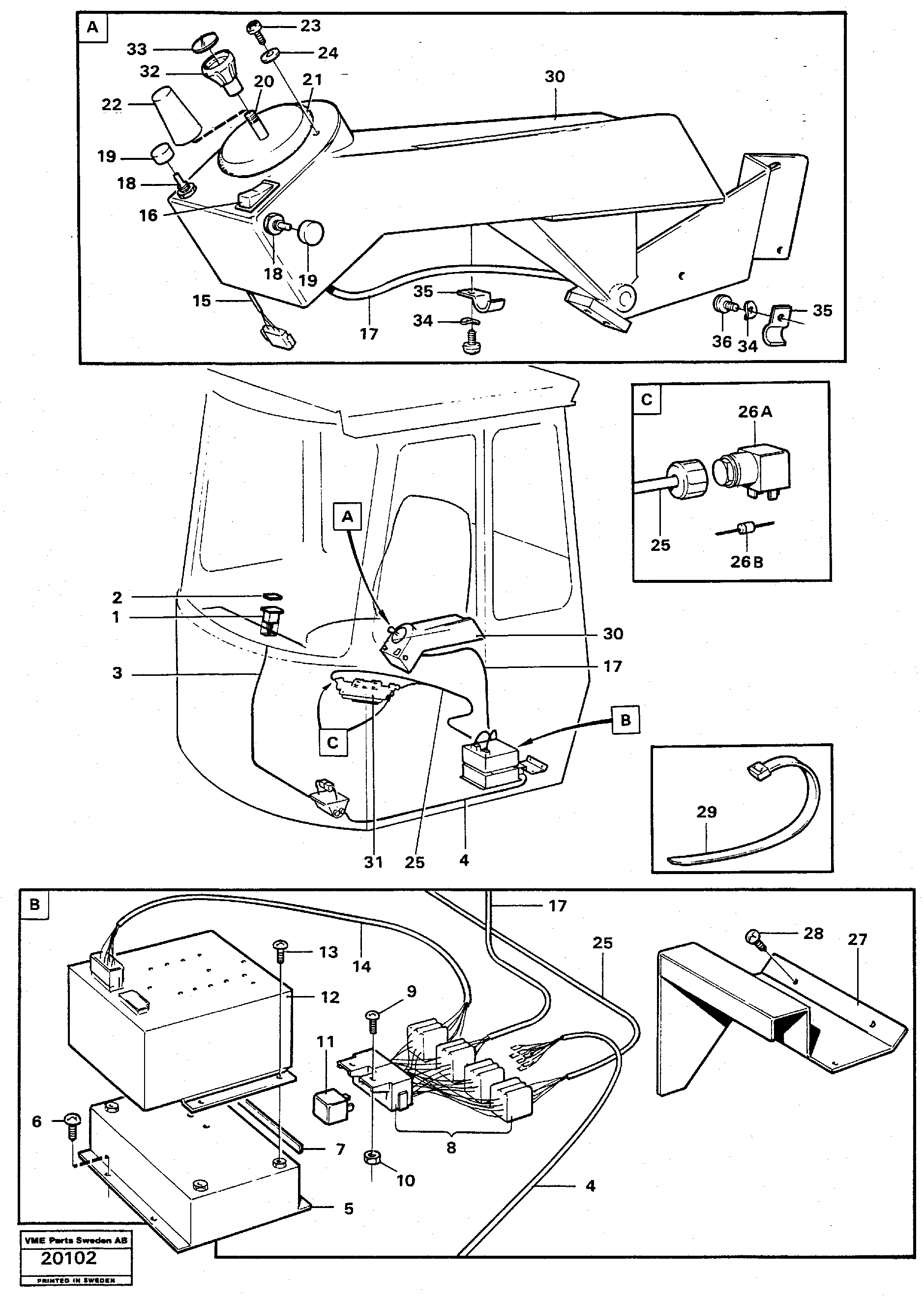 Relay,exhaust brake VOE11018341 VOLVO