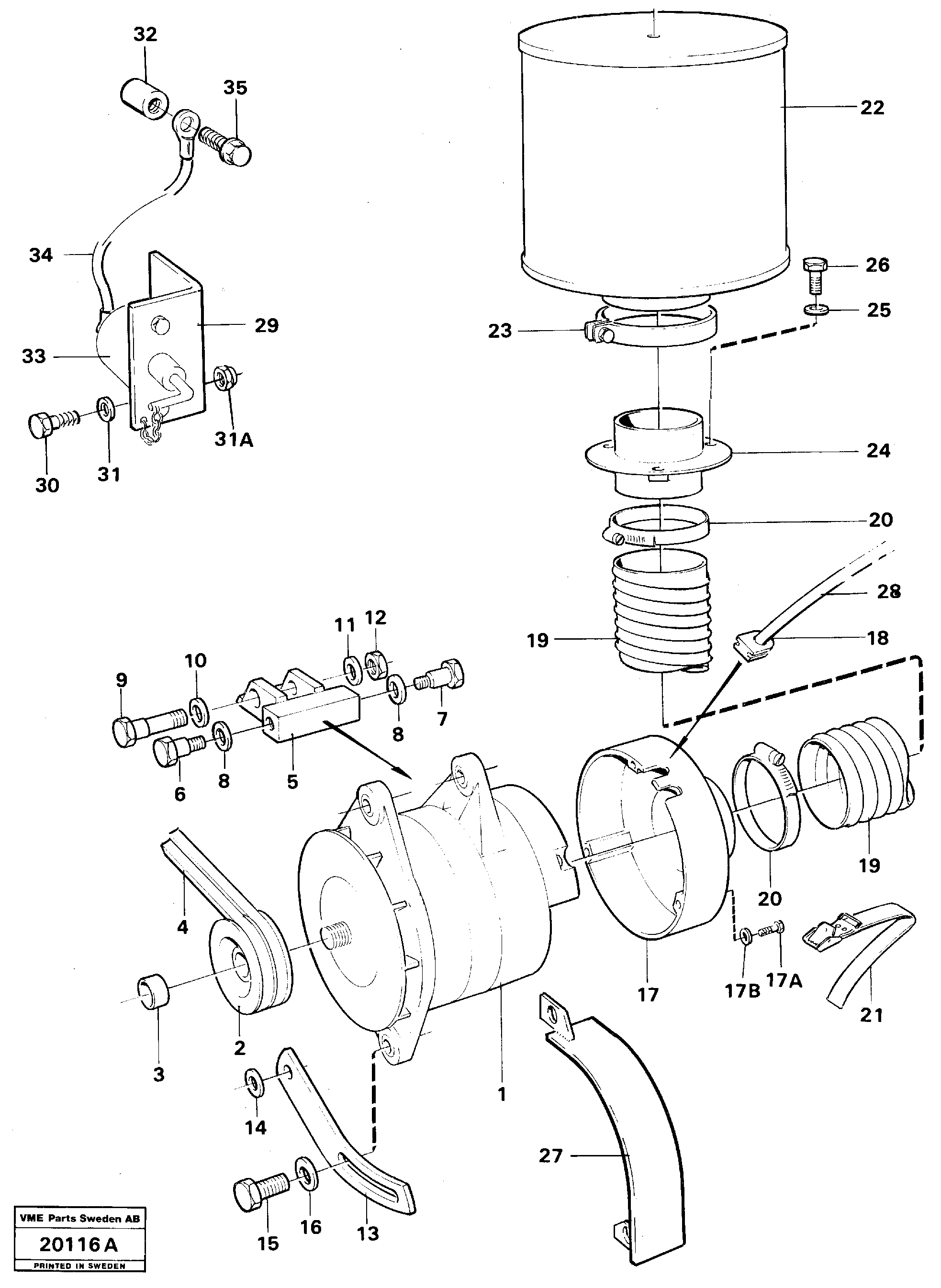 Clampring half VOE11018491 VOLVO