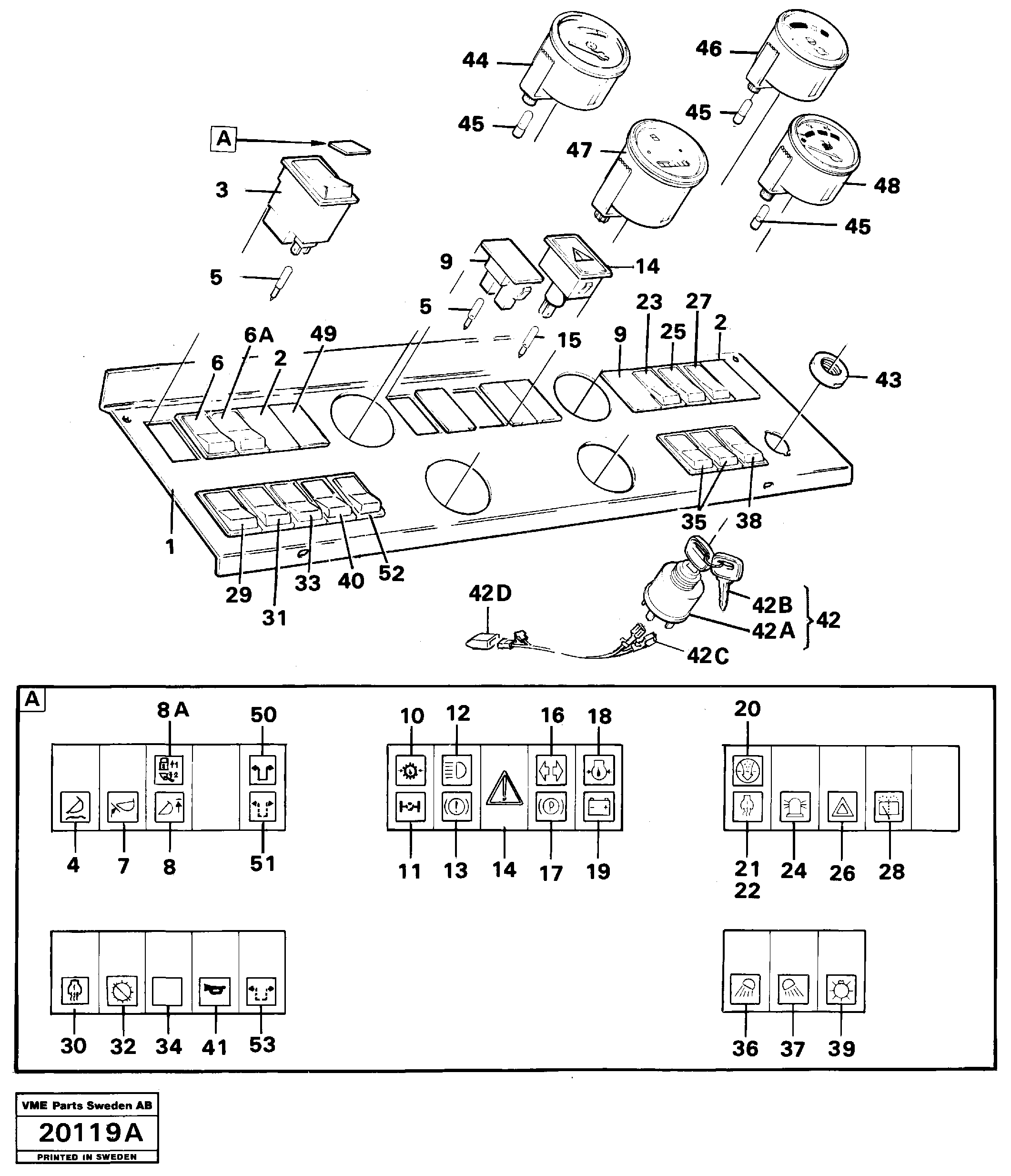 Rubber cushion VOE11041769 VOLVO