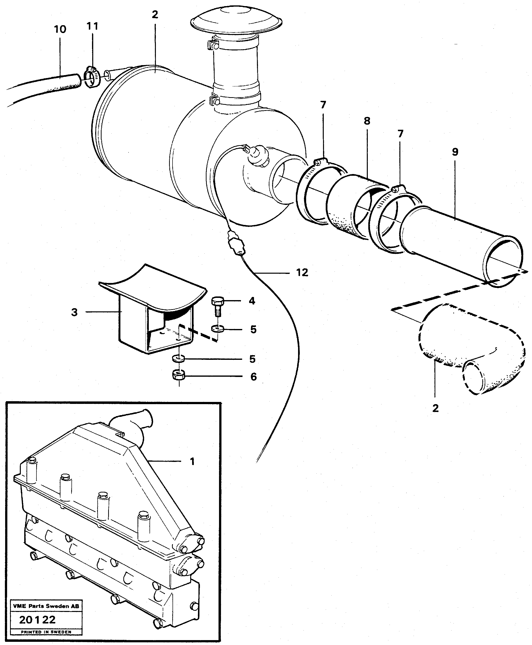 Radio Support VOE4948281 VOLVO