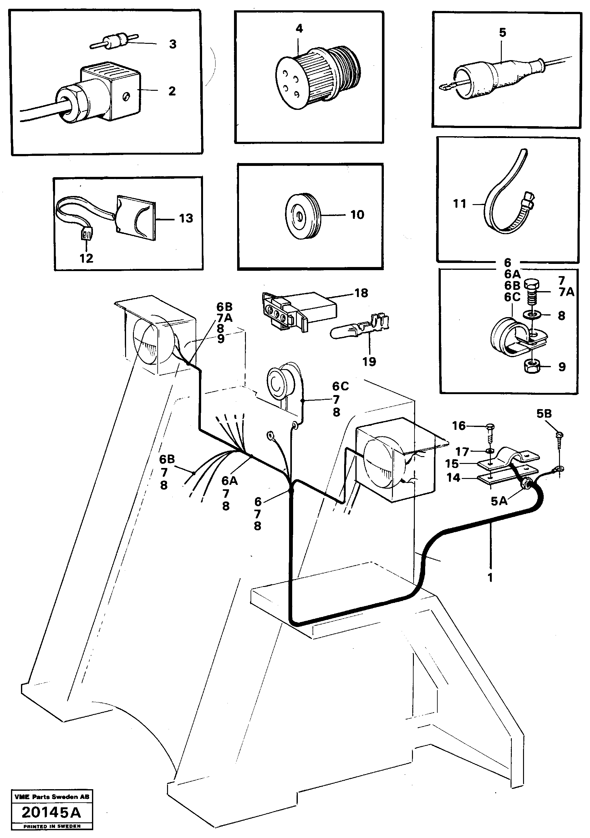 Spacer plate VOE4974127 VOLVO