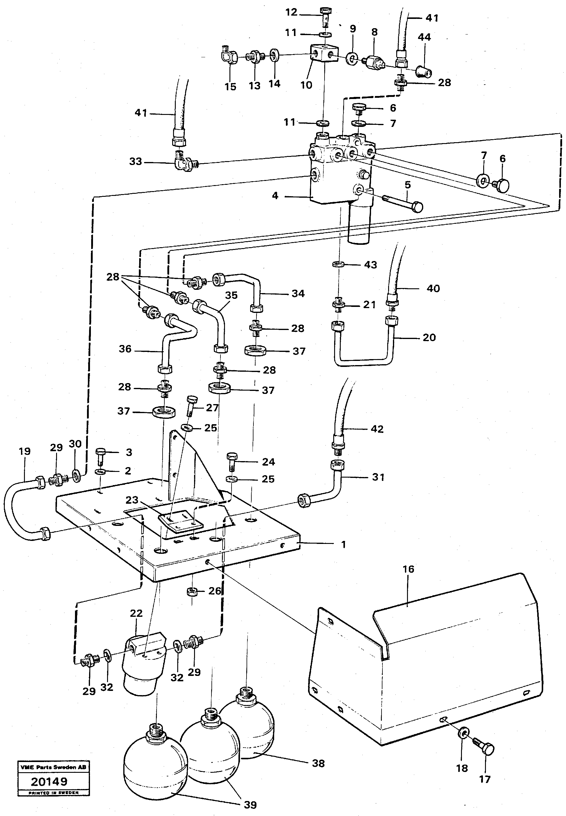 Bracket VOE4898459 VOLVO