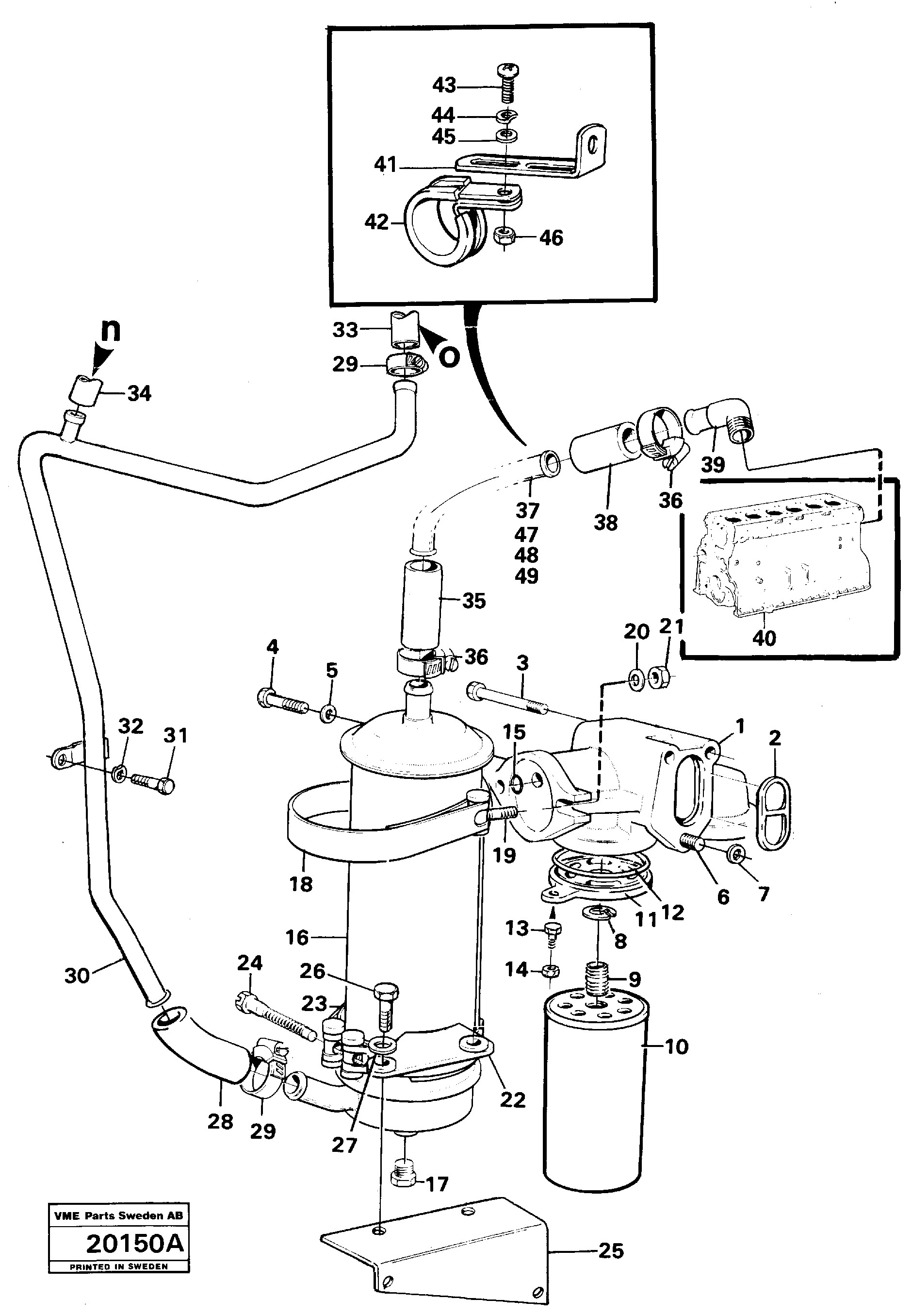 Heating Pipe VOE468653 VOLVO