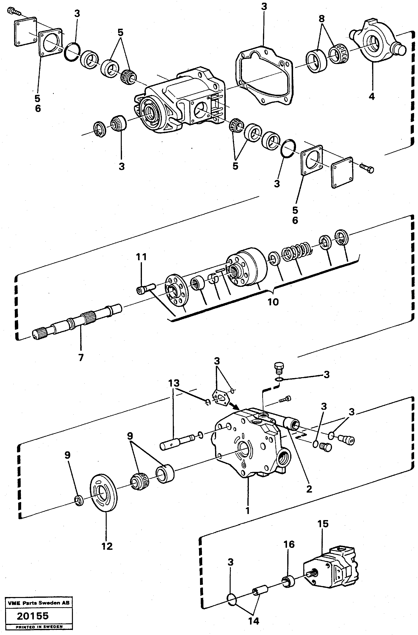 Seal Flange VOE11994184 VOLVO