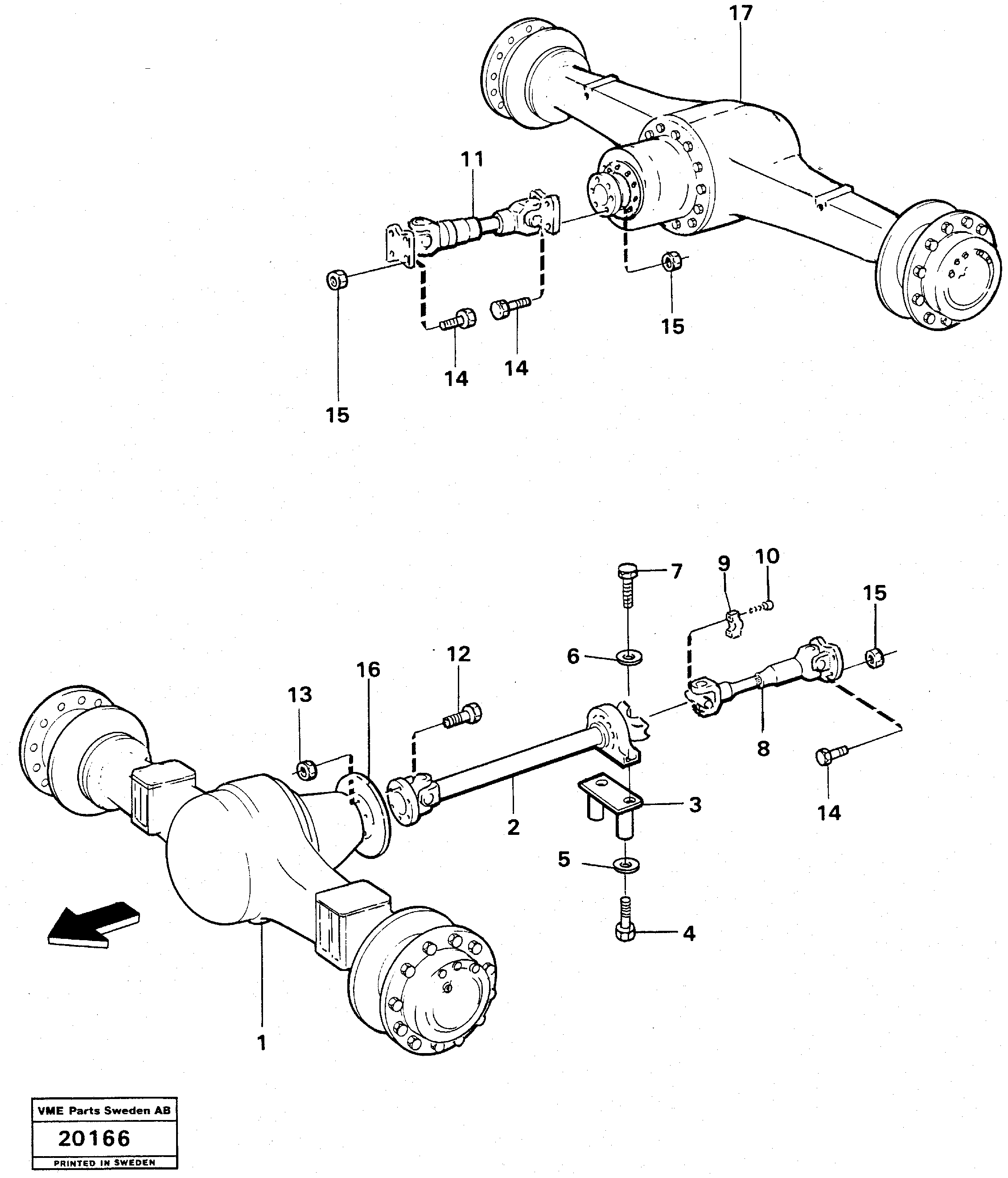 For upper engine part VOE11003136 VOLVO