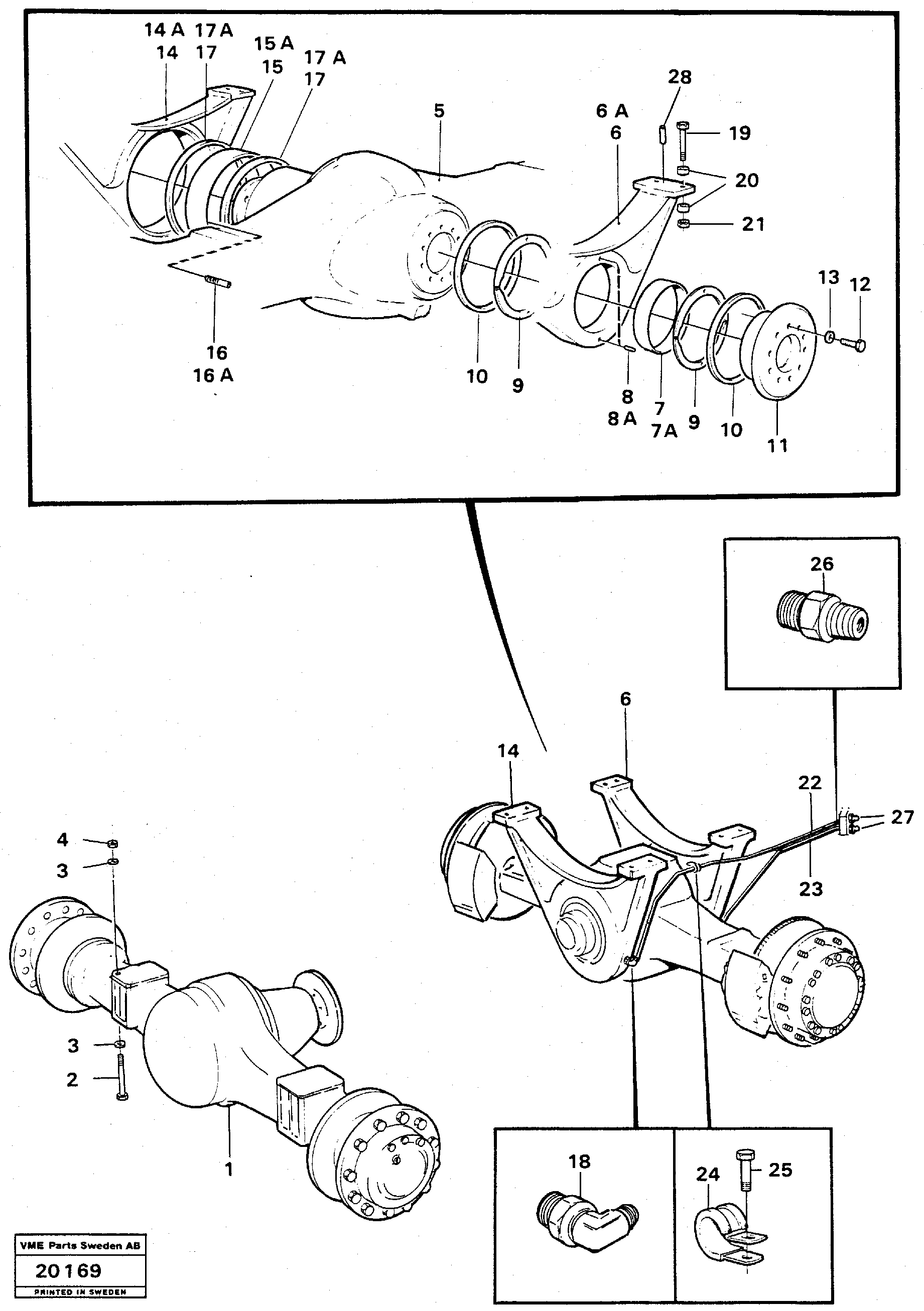 Планетарный мост VOE23576 VOLVO