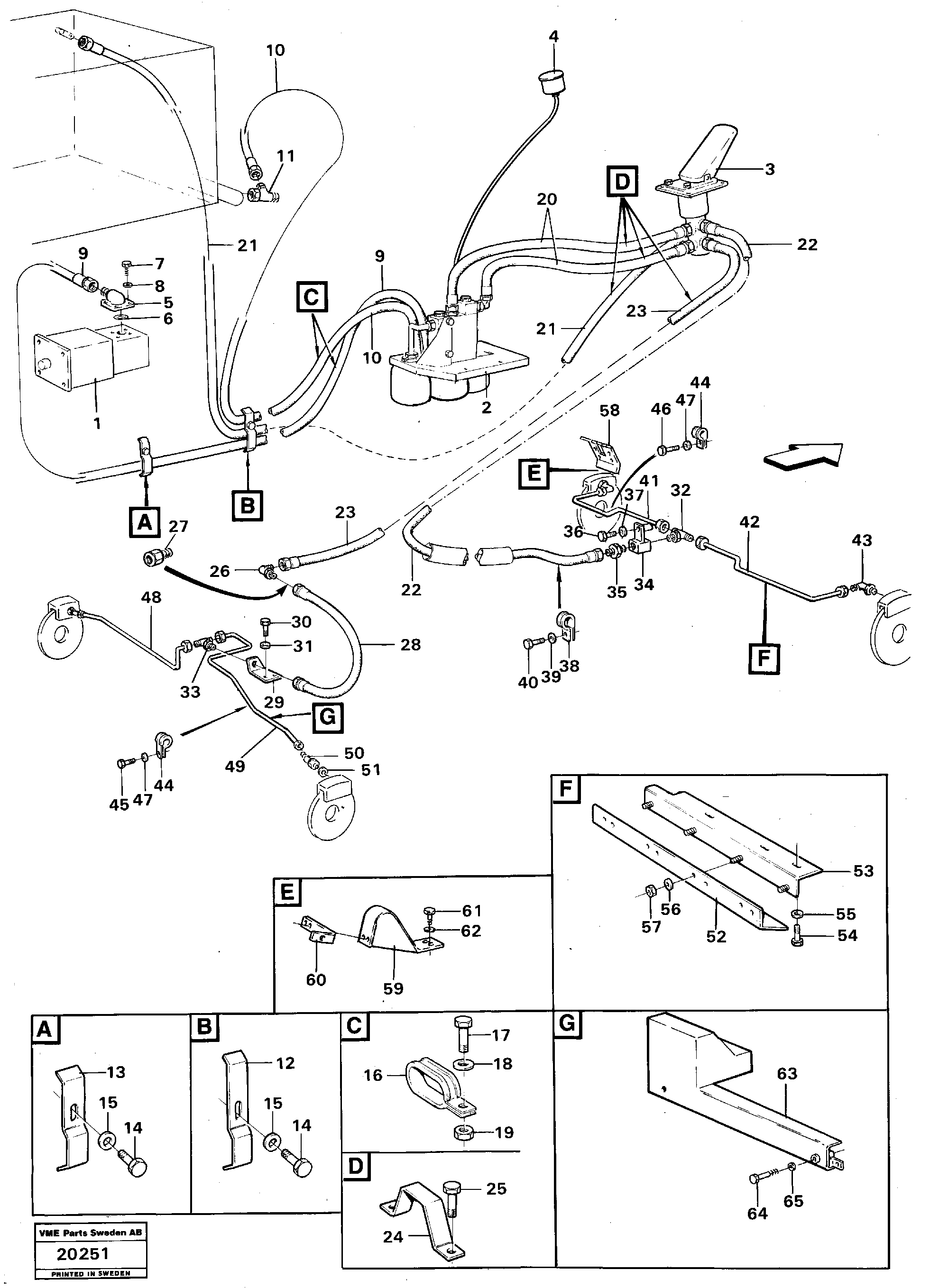 Heating Pipe VOE11014007 VOLVO