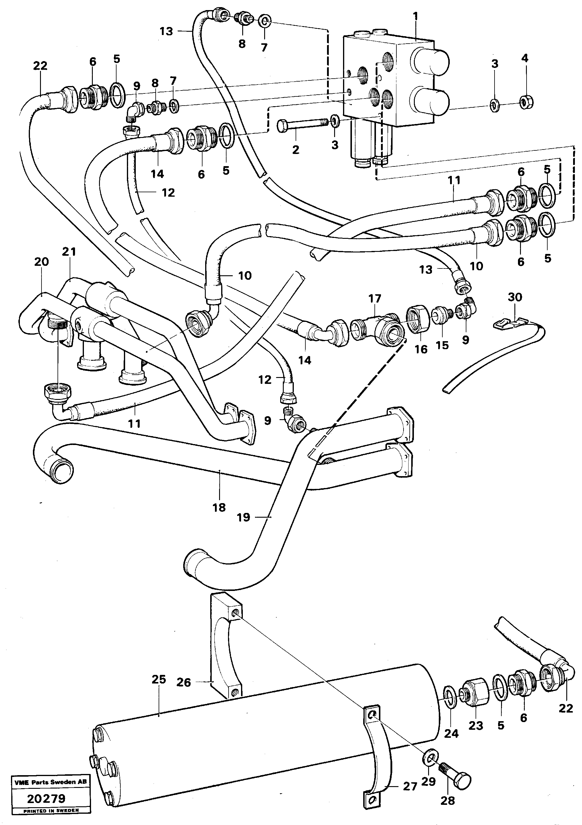 Timing gear casing RM/VOE13933098 VOLVO
