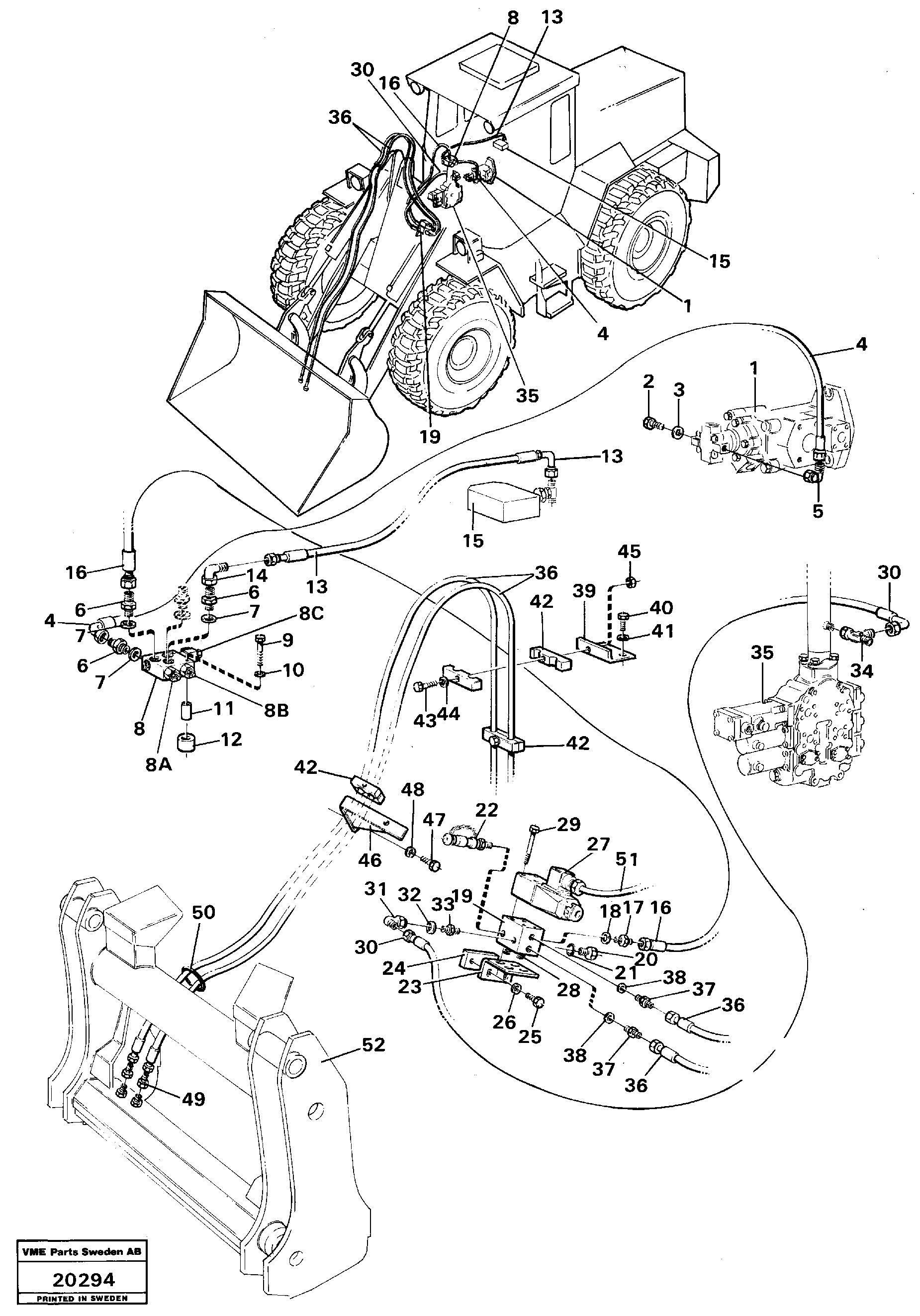 Timing gear casing VOE13932972 VOLVO