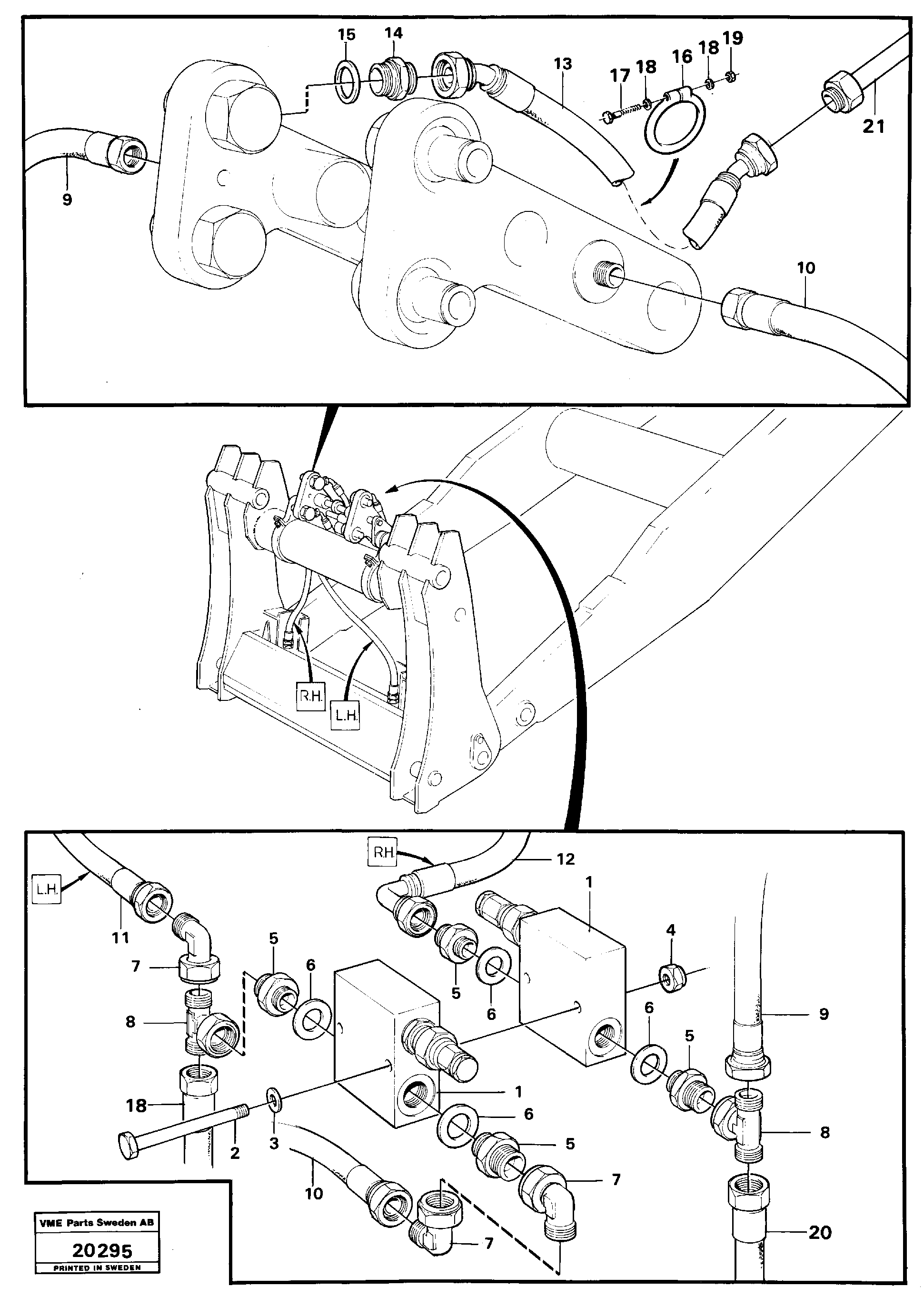 Timing gear casing VOE13932929 VOLVO