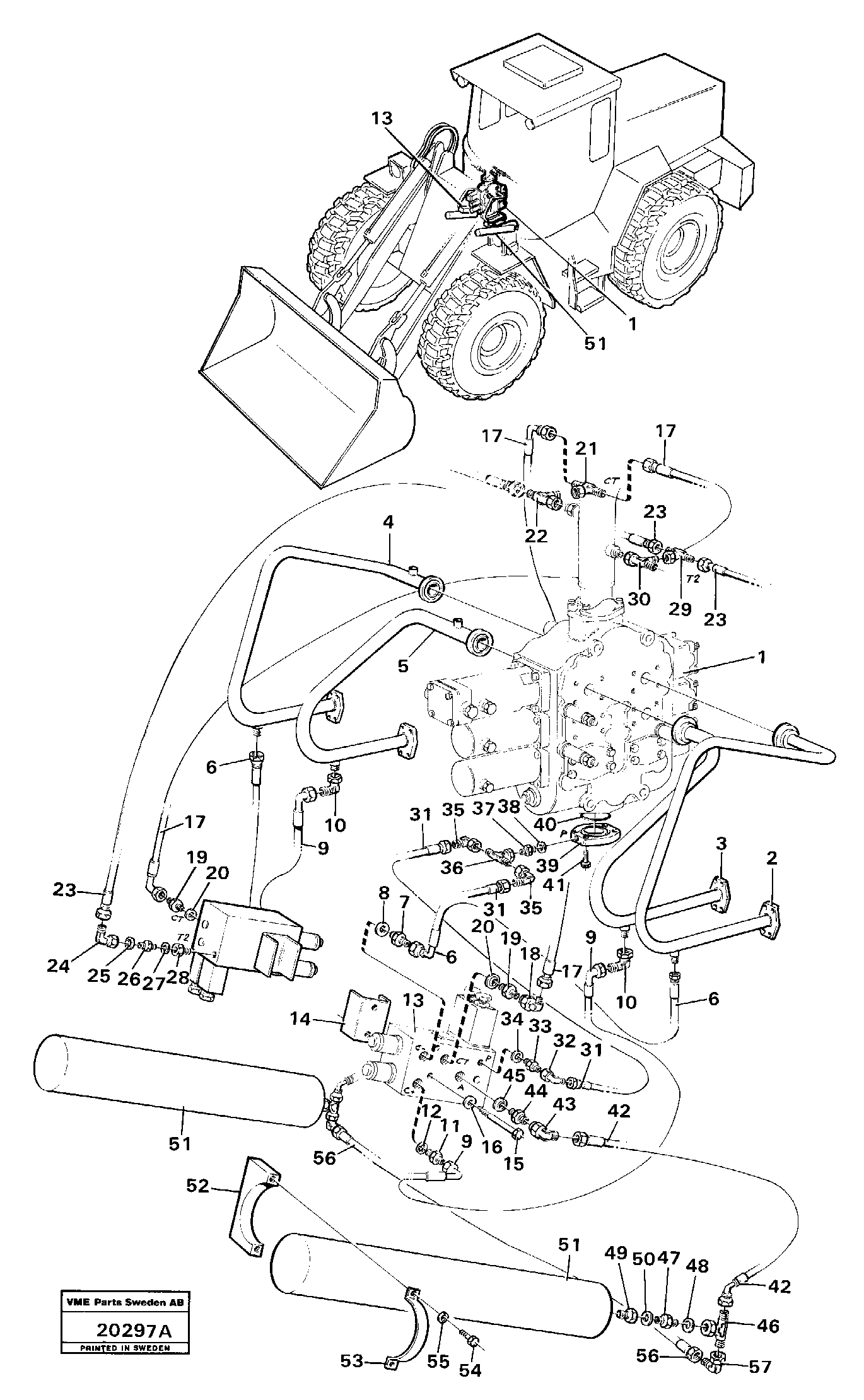 Timing gear casing VOE13933014 VOLVO
