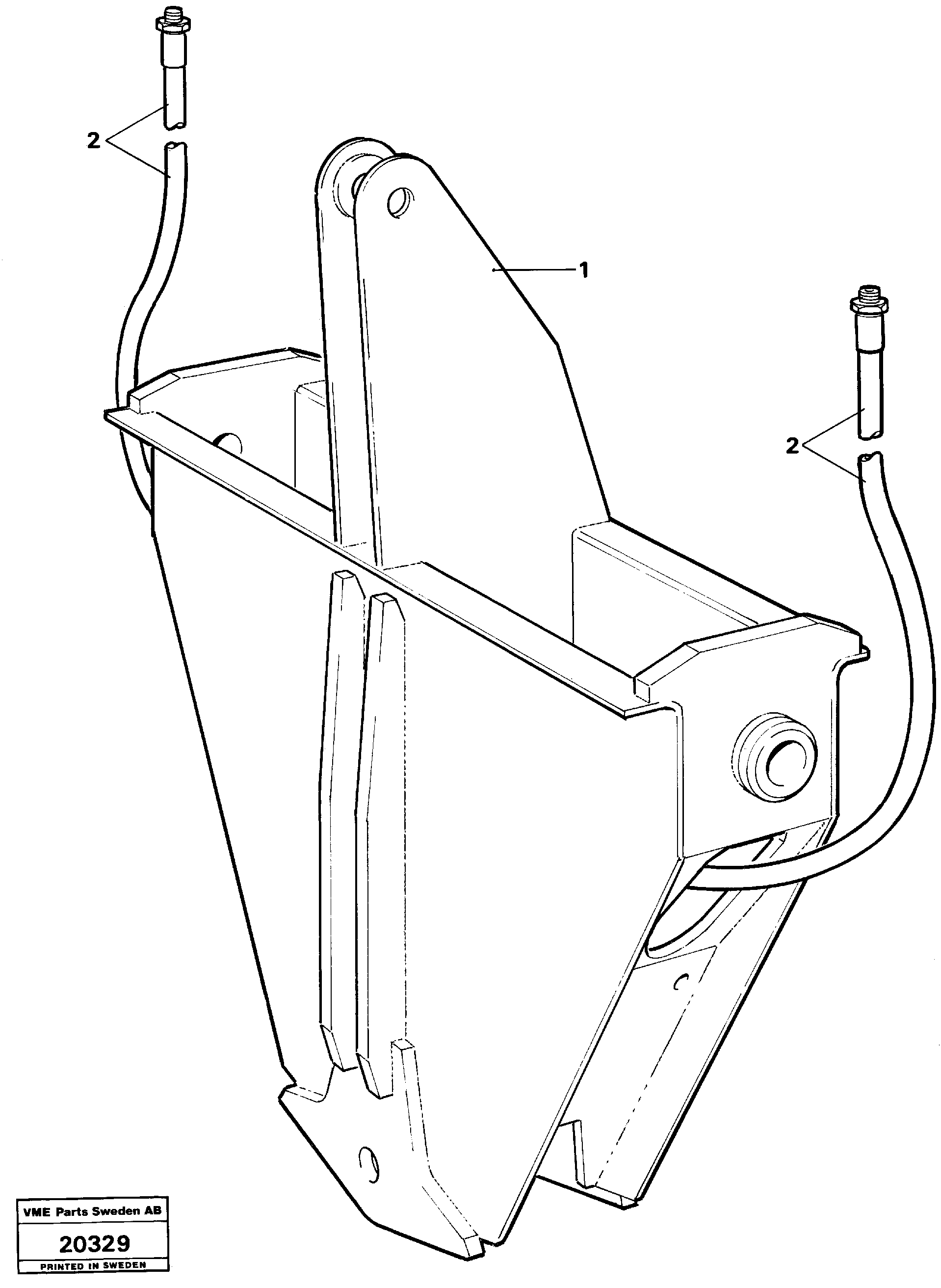 Hose assembly VOE13933204 VOLVO