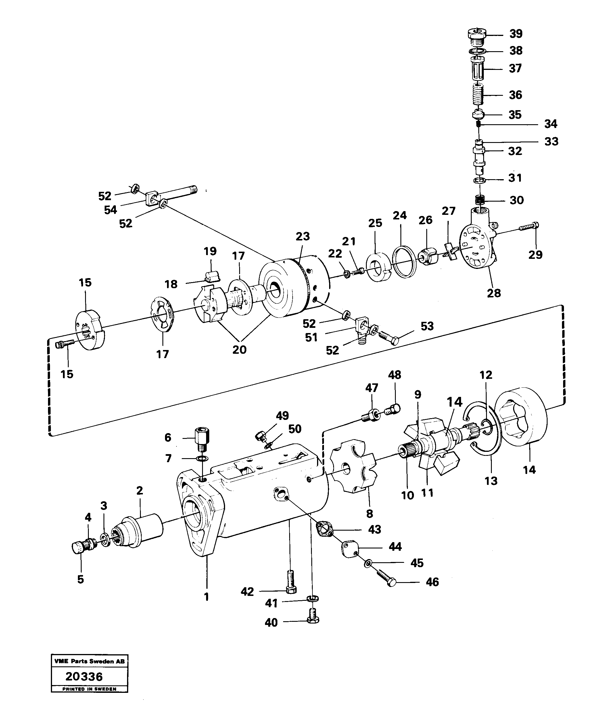 Fuel miser valve VOE242907 VOLVO
