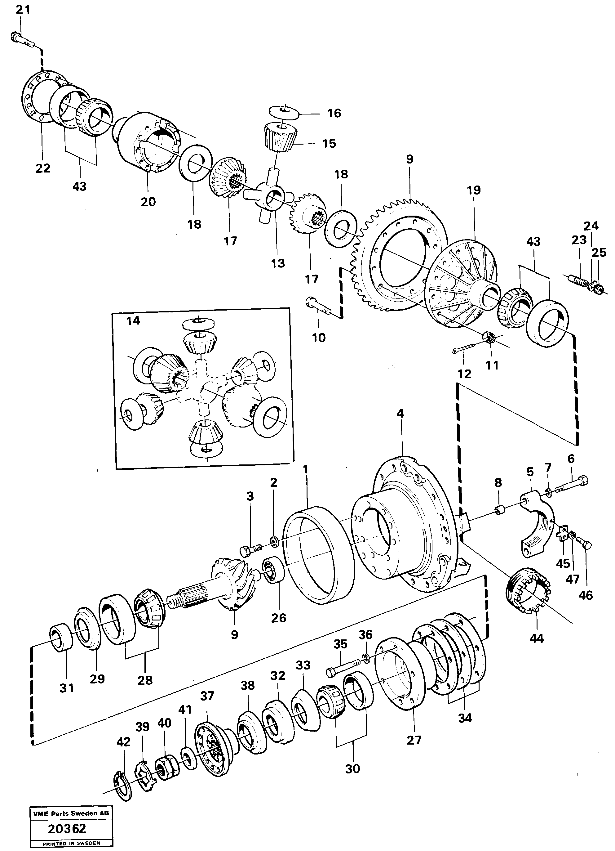 Pin Brg Sleeve VOE11035406 VOLVO