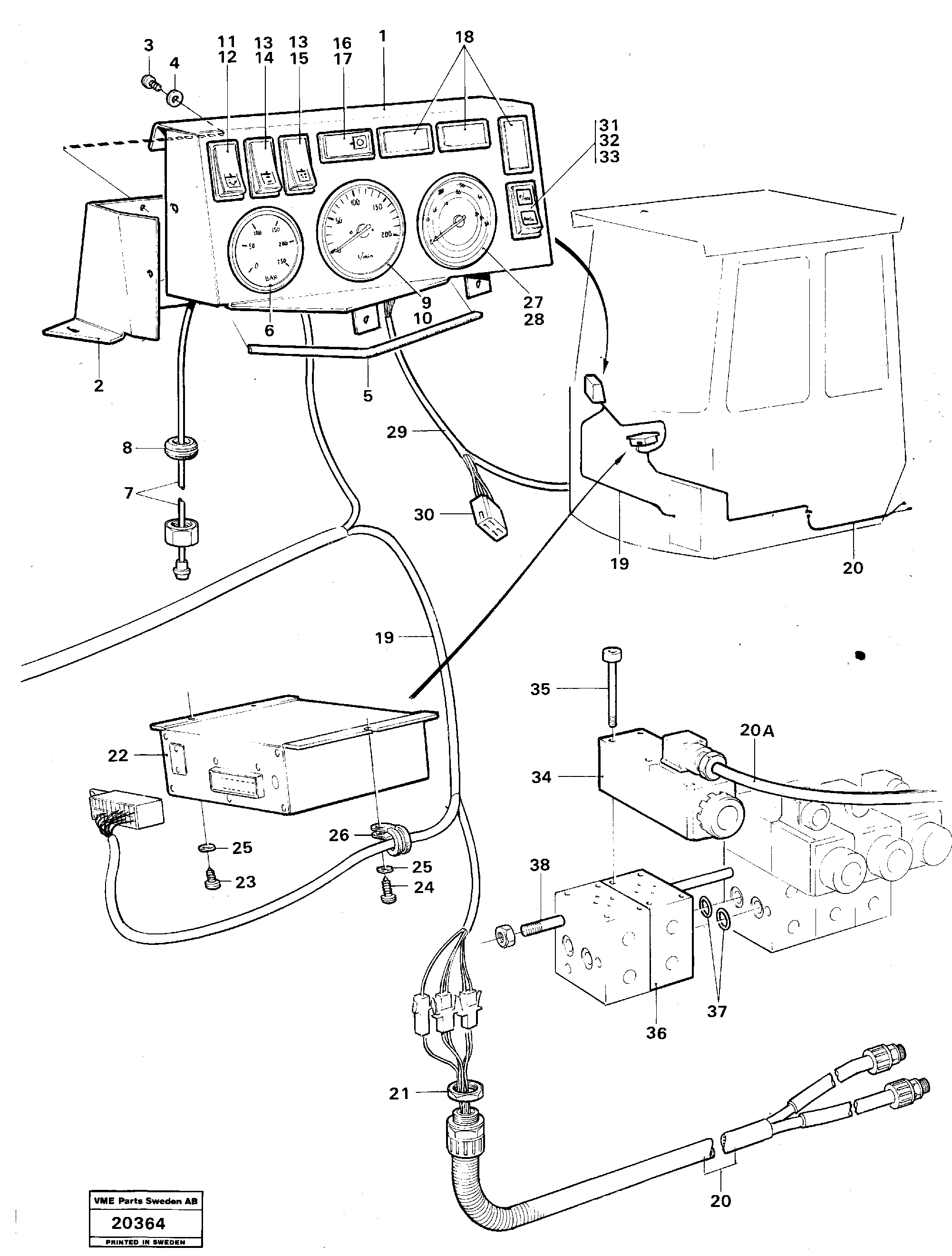 Rubber cushion VOE11013003 VOLVO