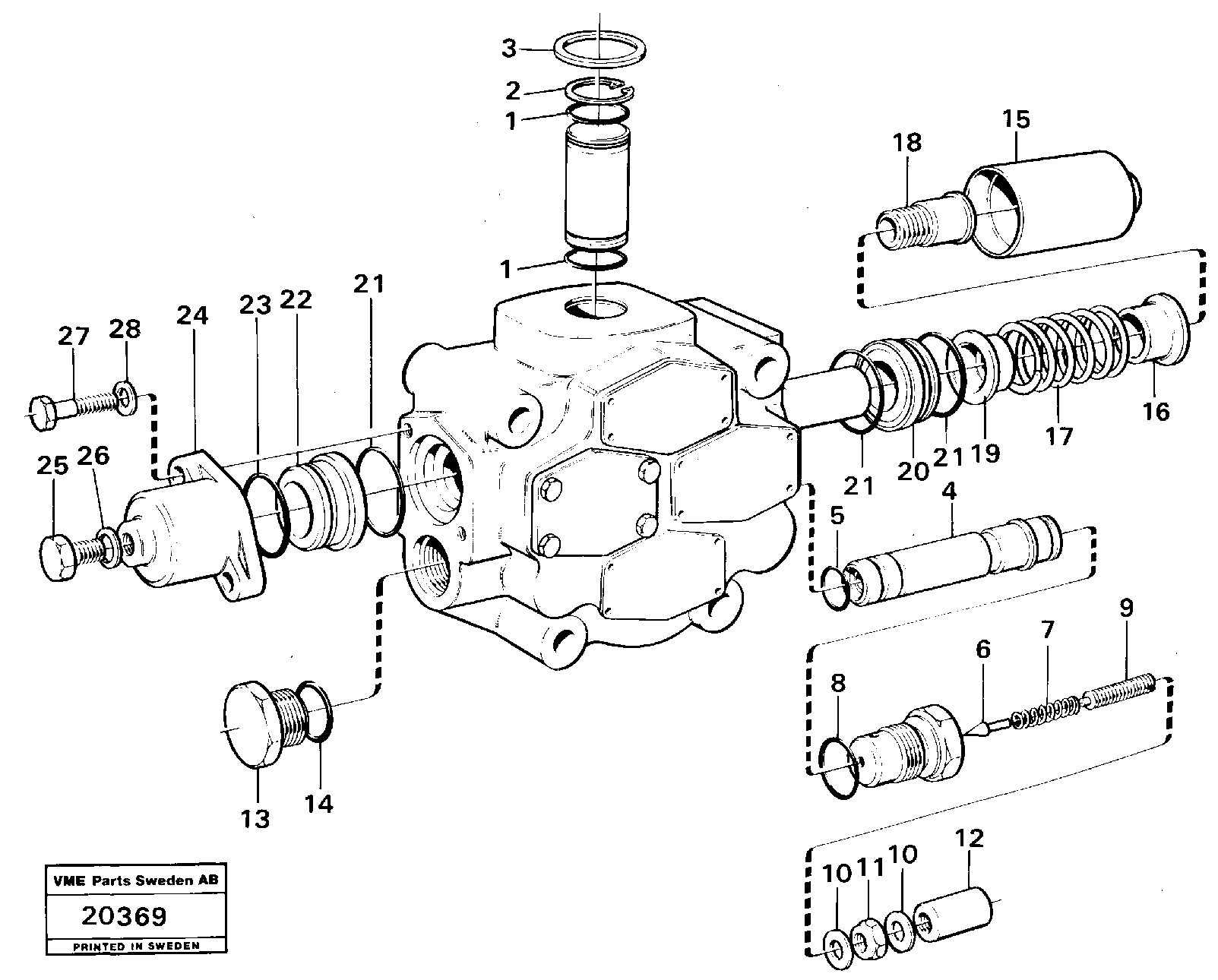 For upper engine part VOE6631455 VOLVO