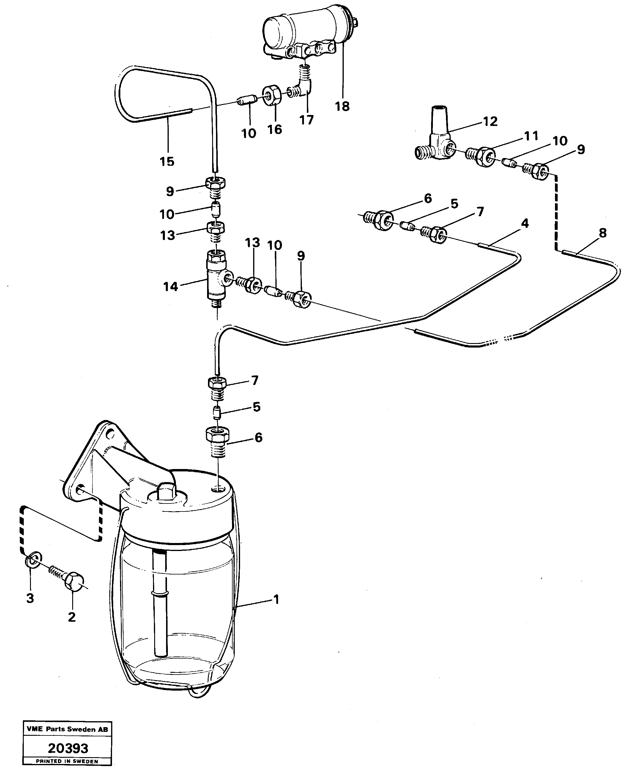 Fuel miser valve VOE11018632 VOLVO