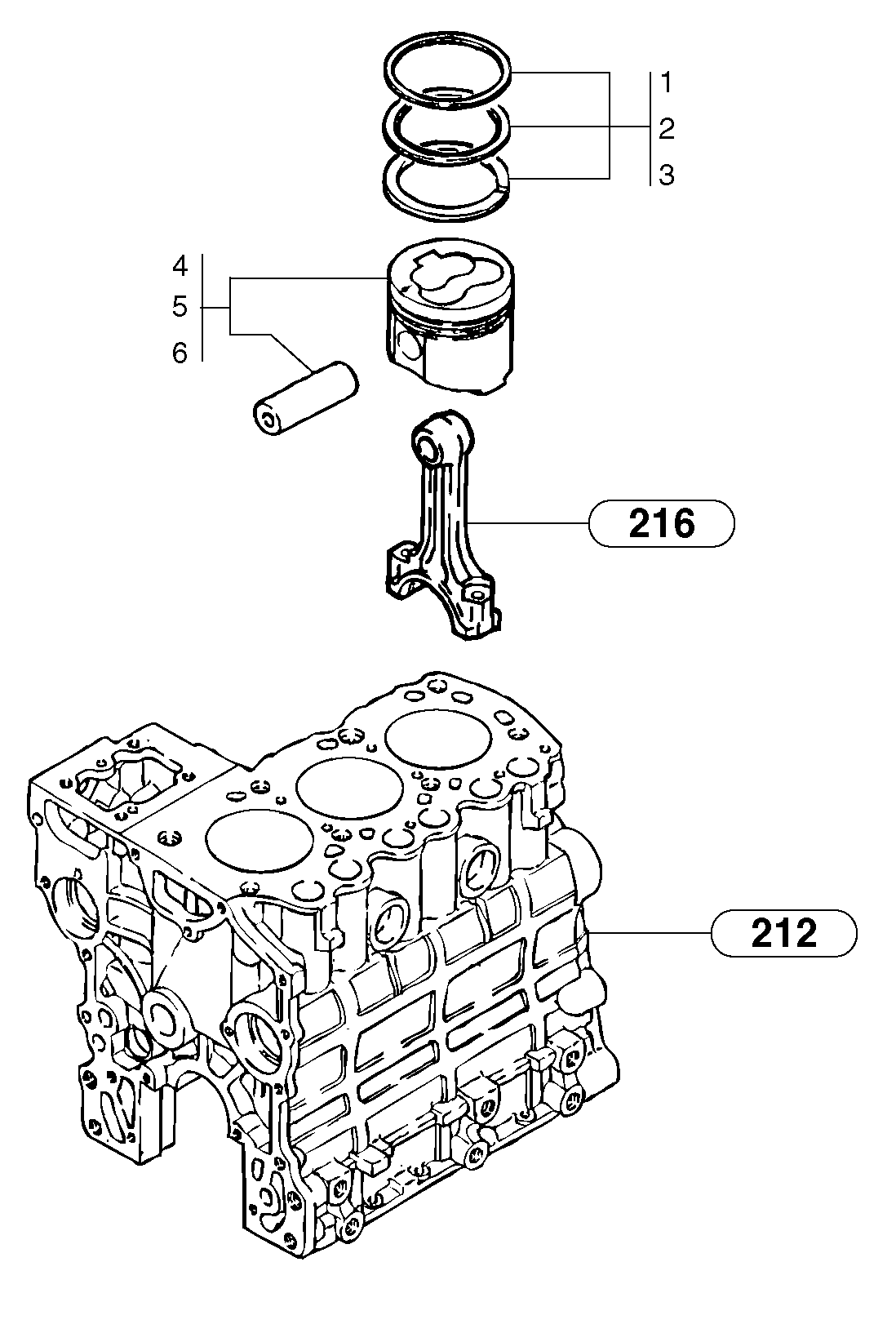 Piston PJ7415182 VOLVO