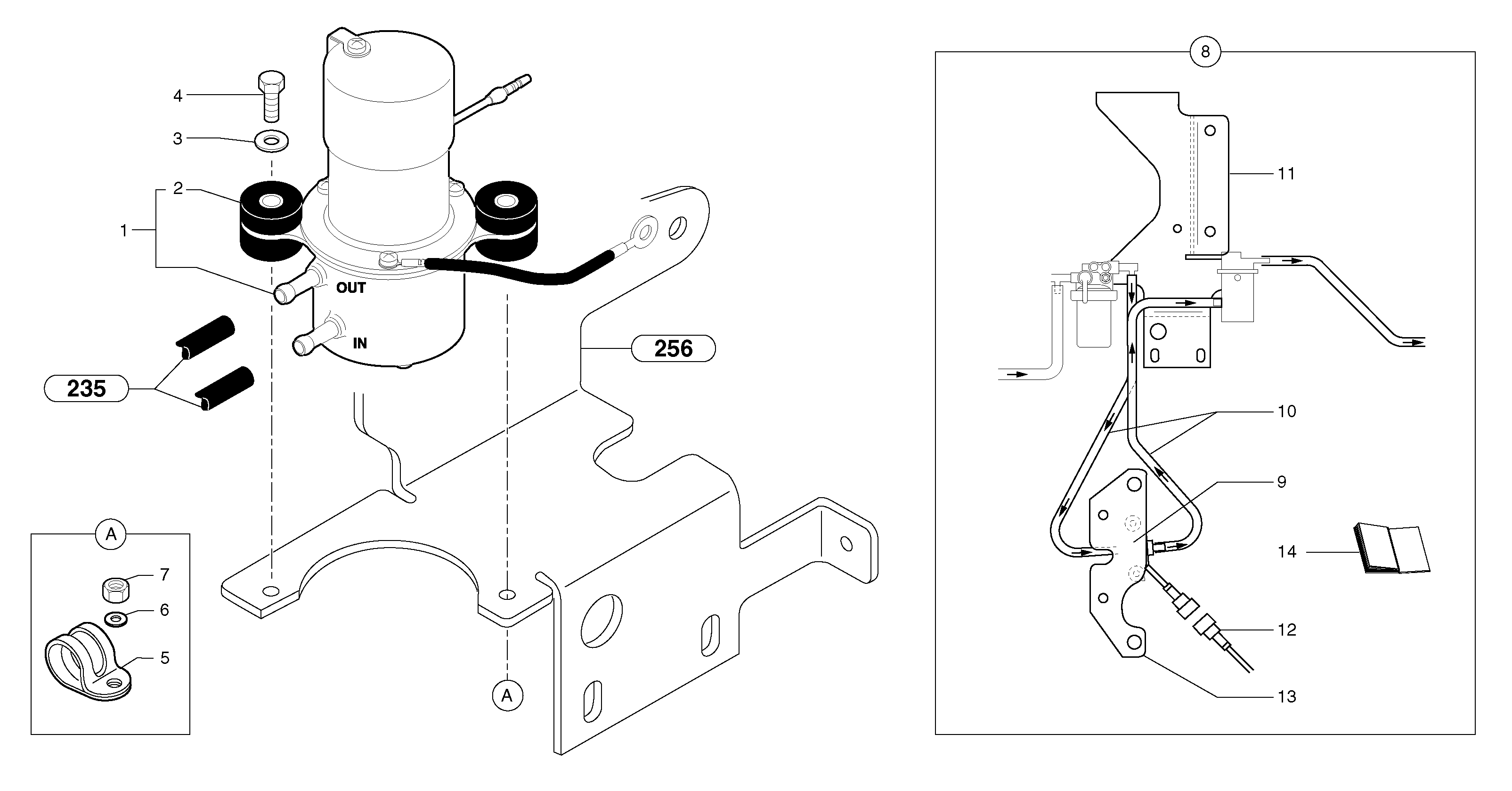 Fuel Pump Kit PJ6930260 VOLVO