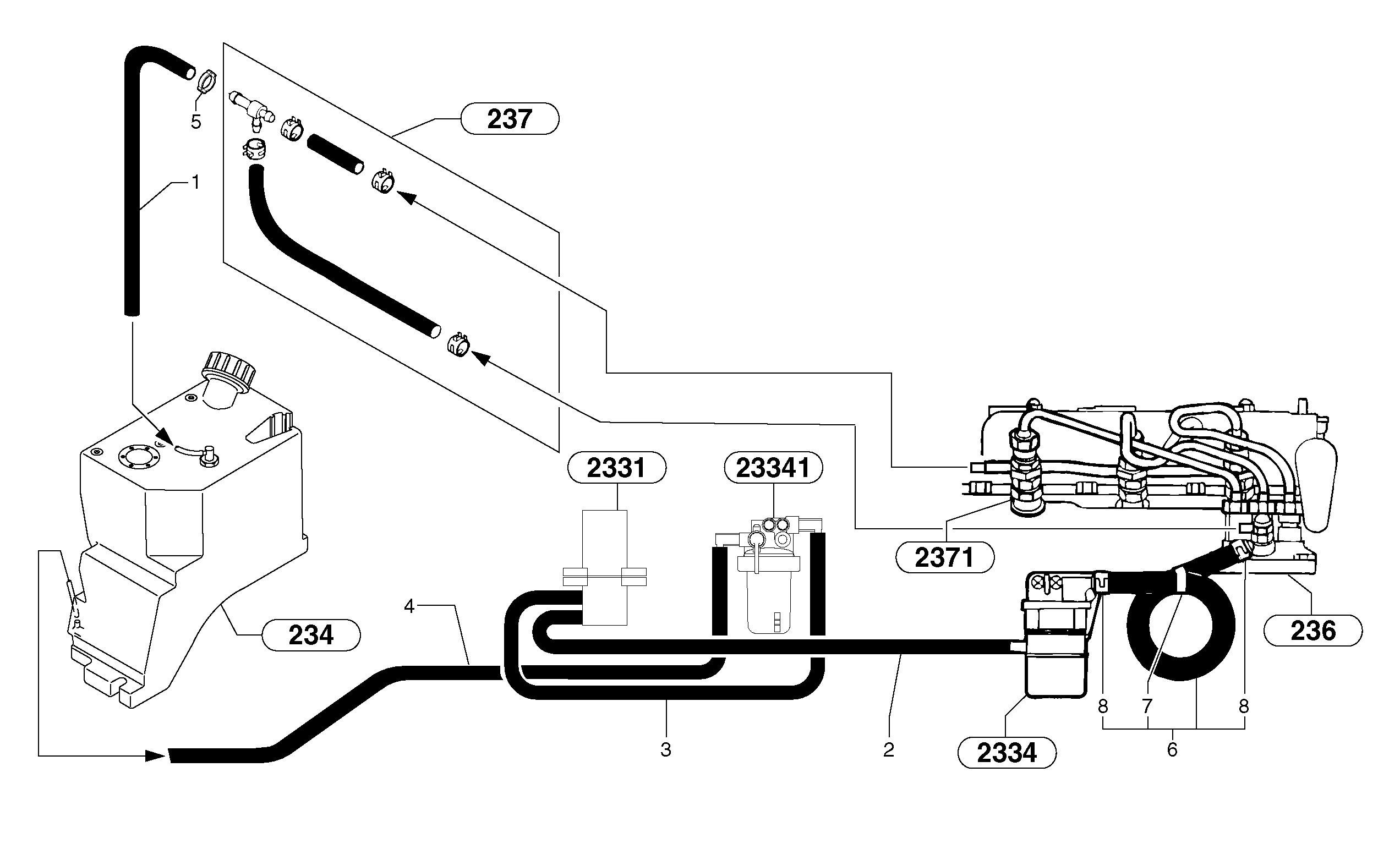 Fuel miser valve PJ7413150 VOLVO