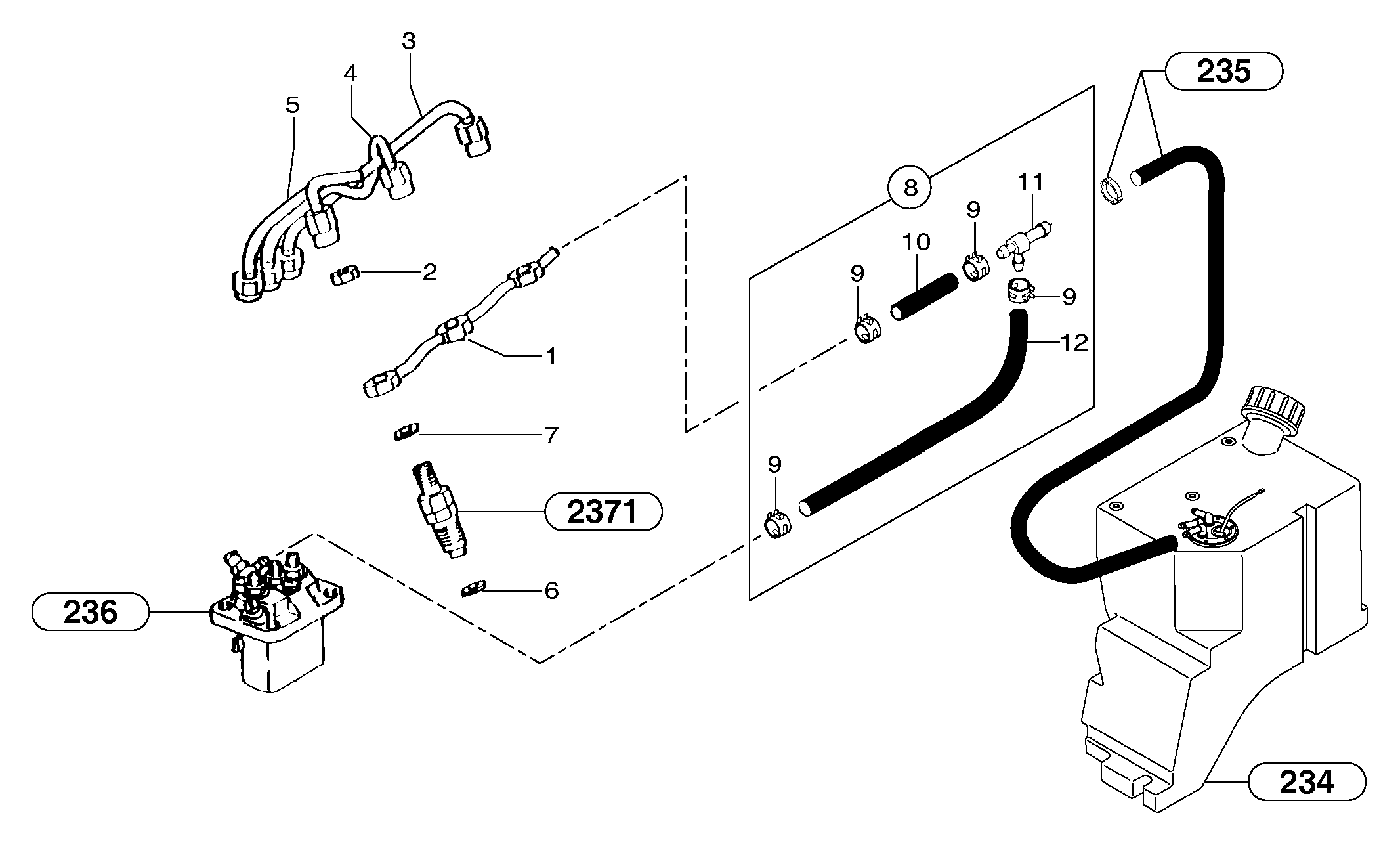 Защищенный шланг VOE15047548 VOLVO