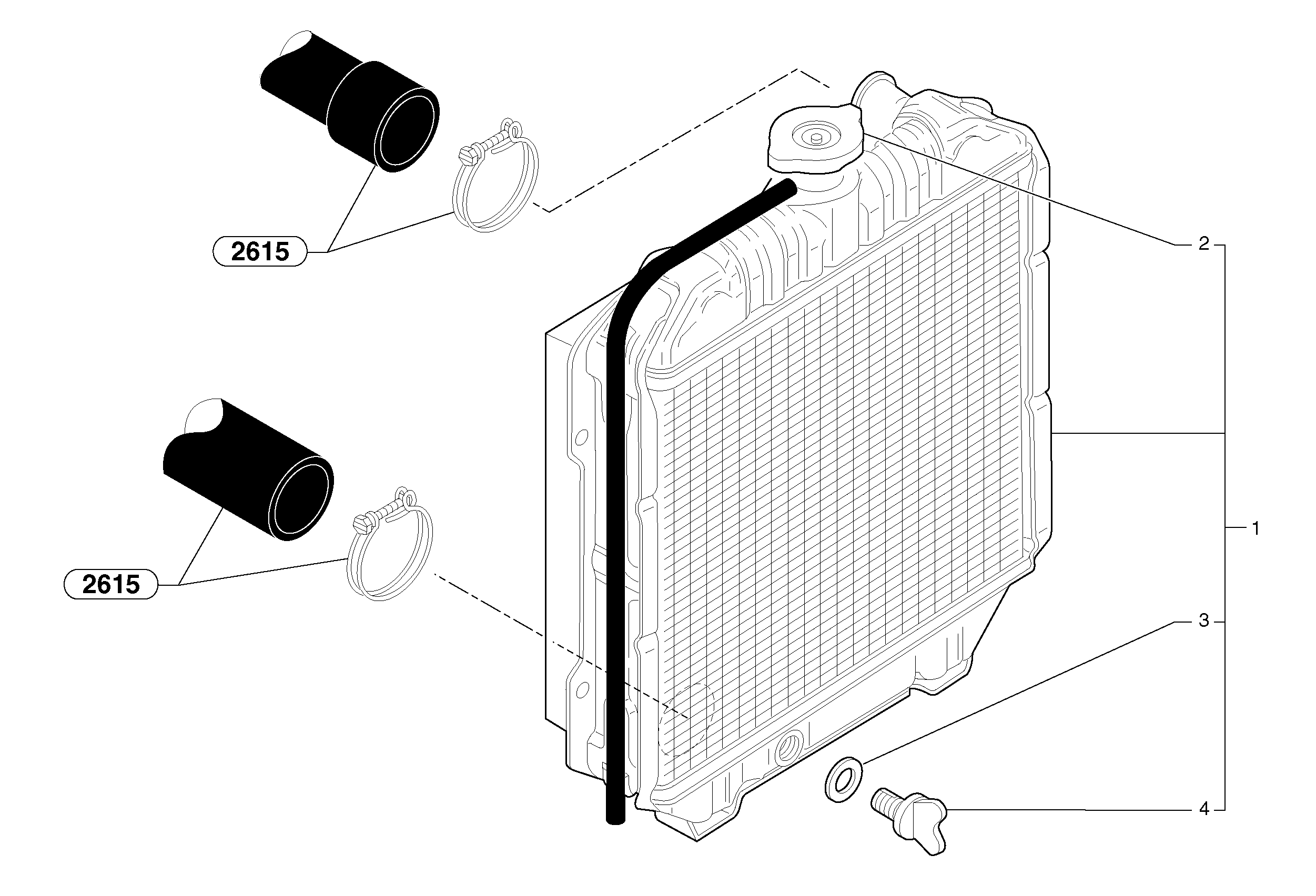 Radiator PJ7416258 VOLVO