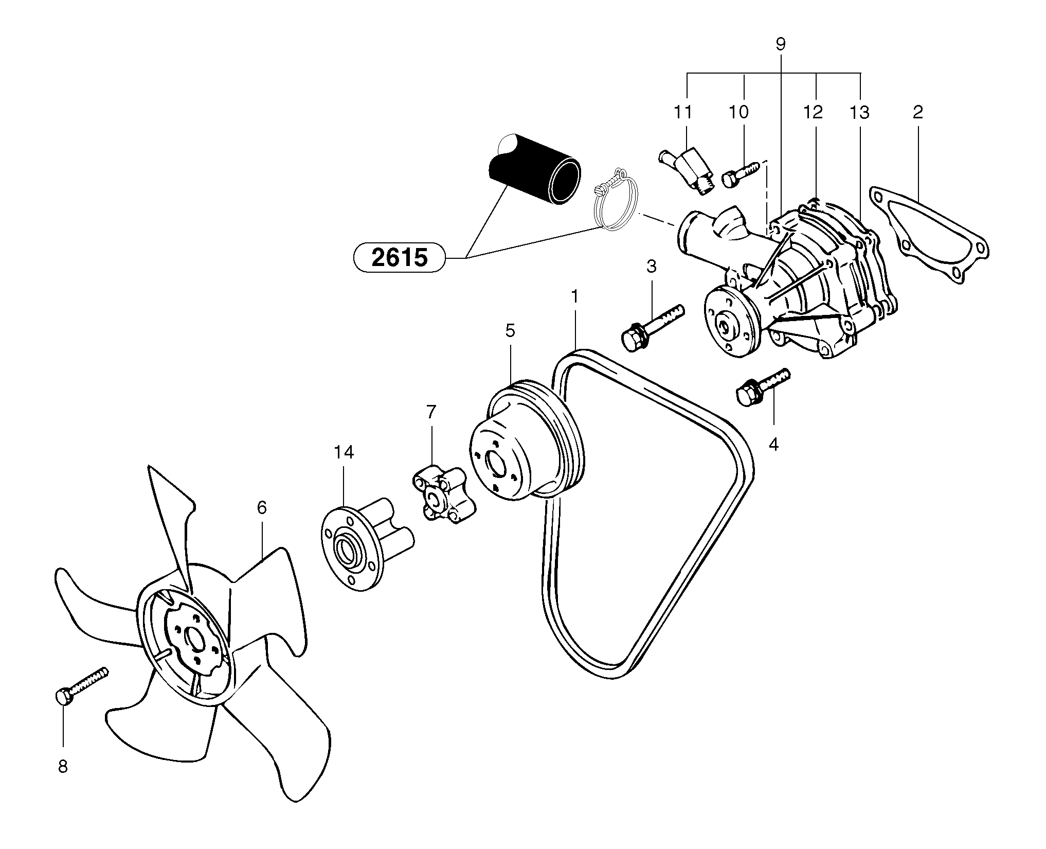 For upper engine part PJ7417822 VOLVO