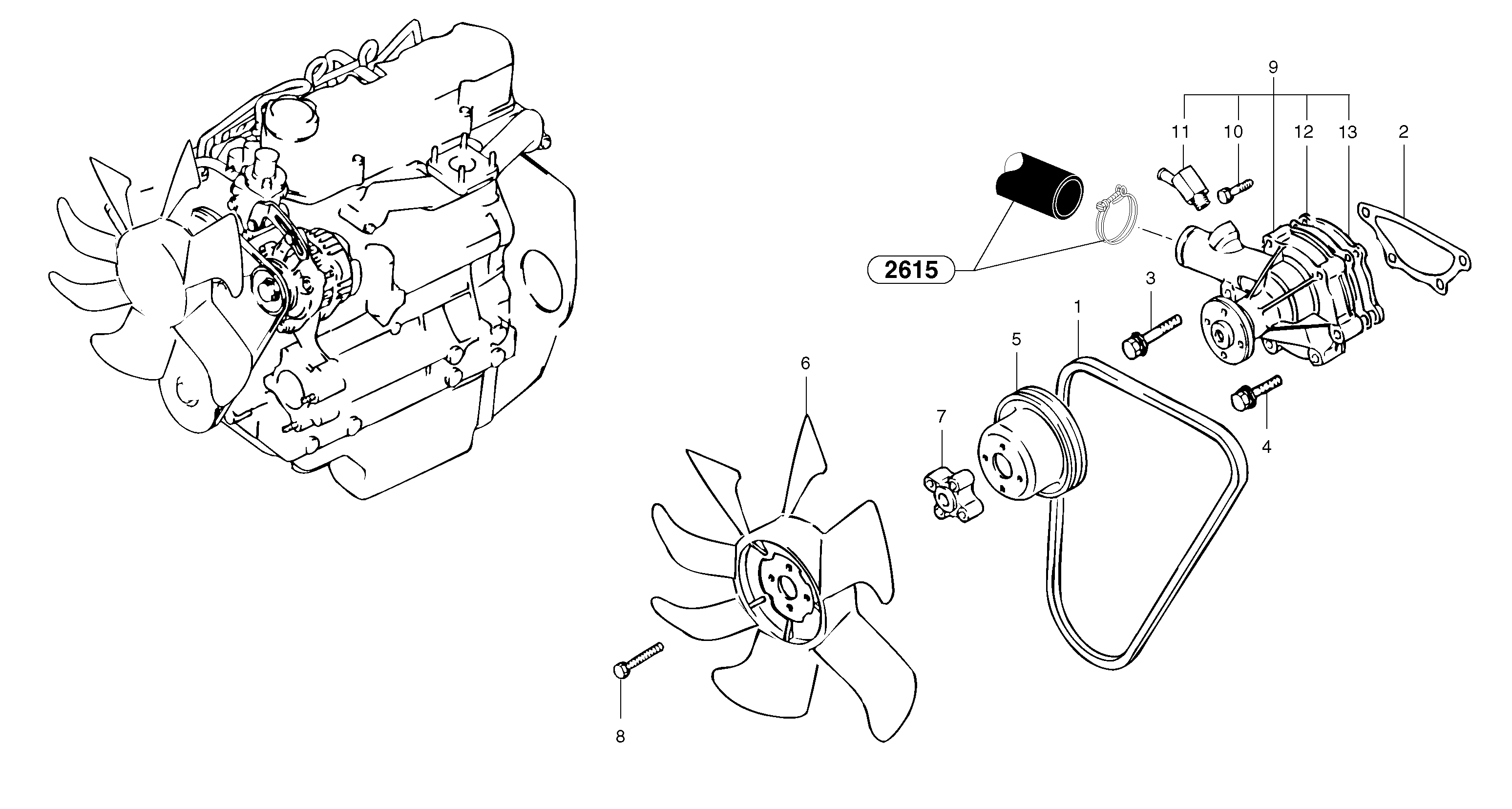 Fan PJ5370158 VOLVO