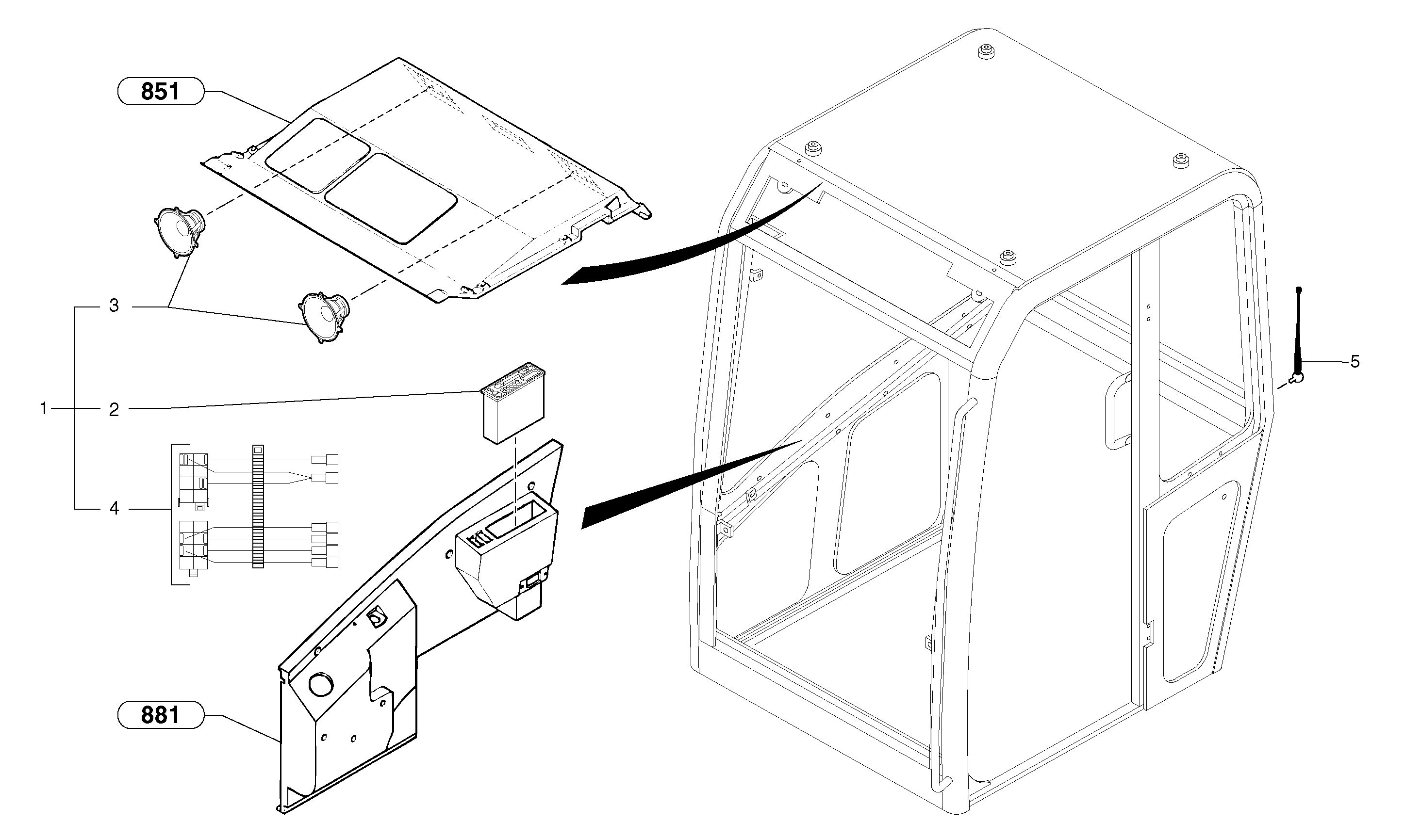 Radio Kit PJ6860157 VOLVO